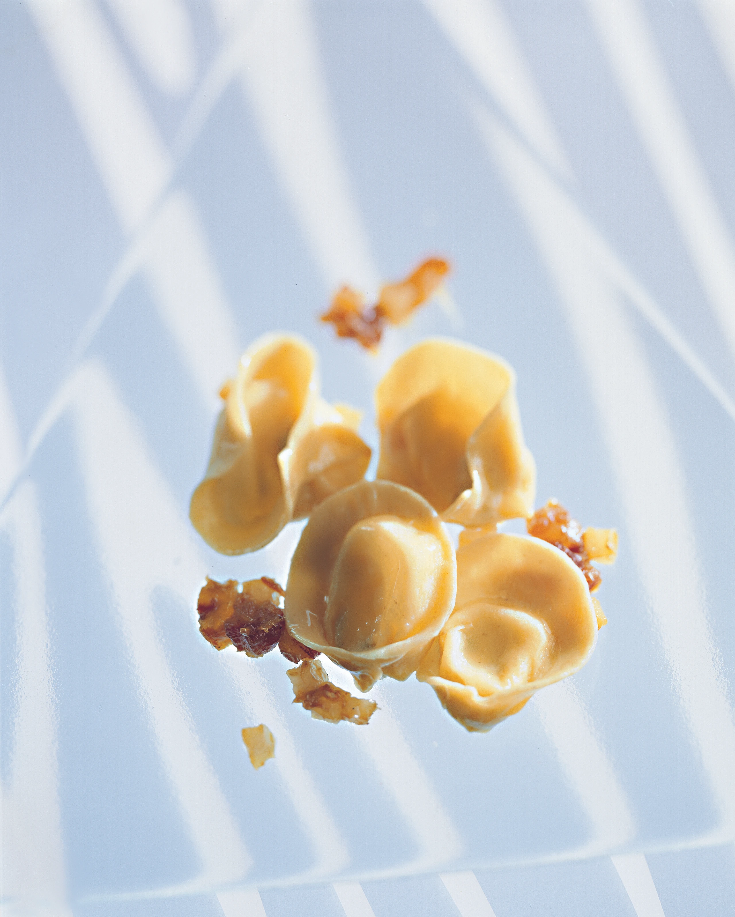 Tortelli mit Blauschimmelkäse