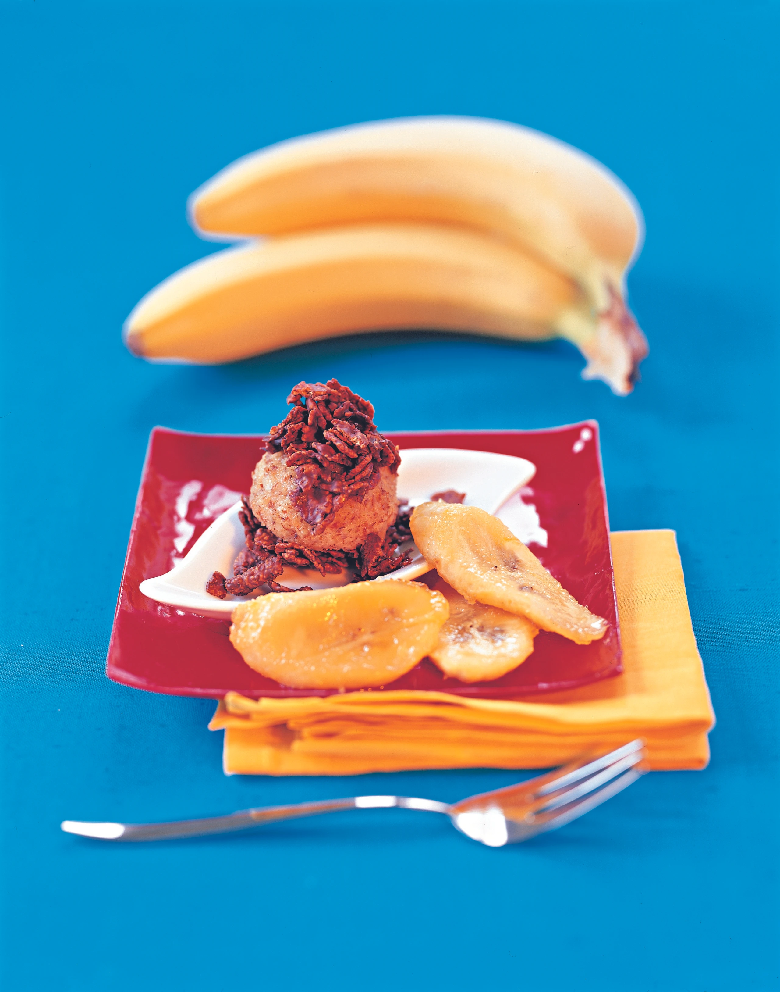 Nussknöderl mit Bananen