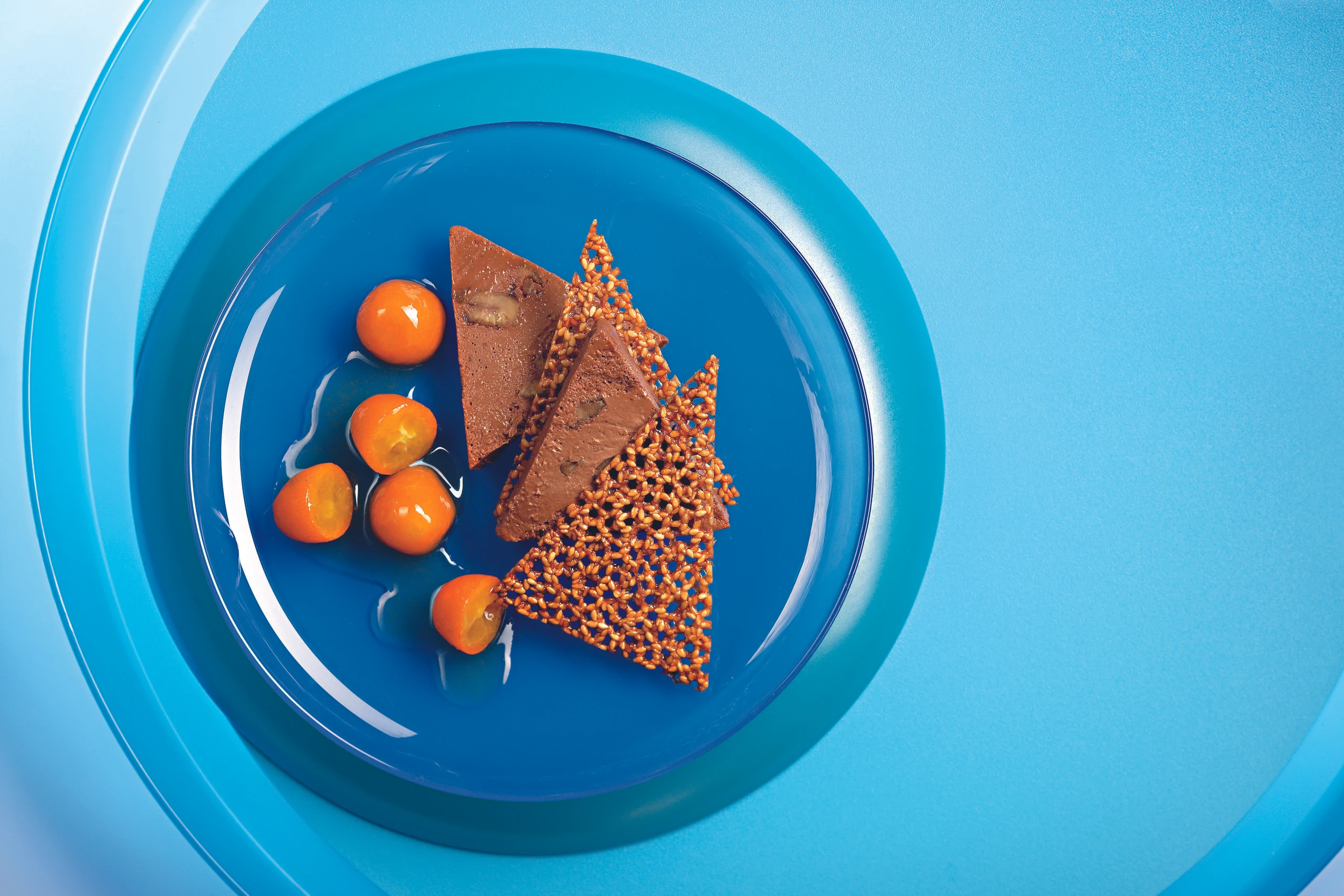 Maroniparfait mit Kumquat-Kompott