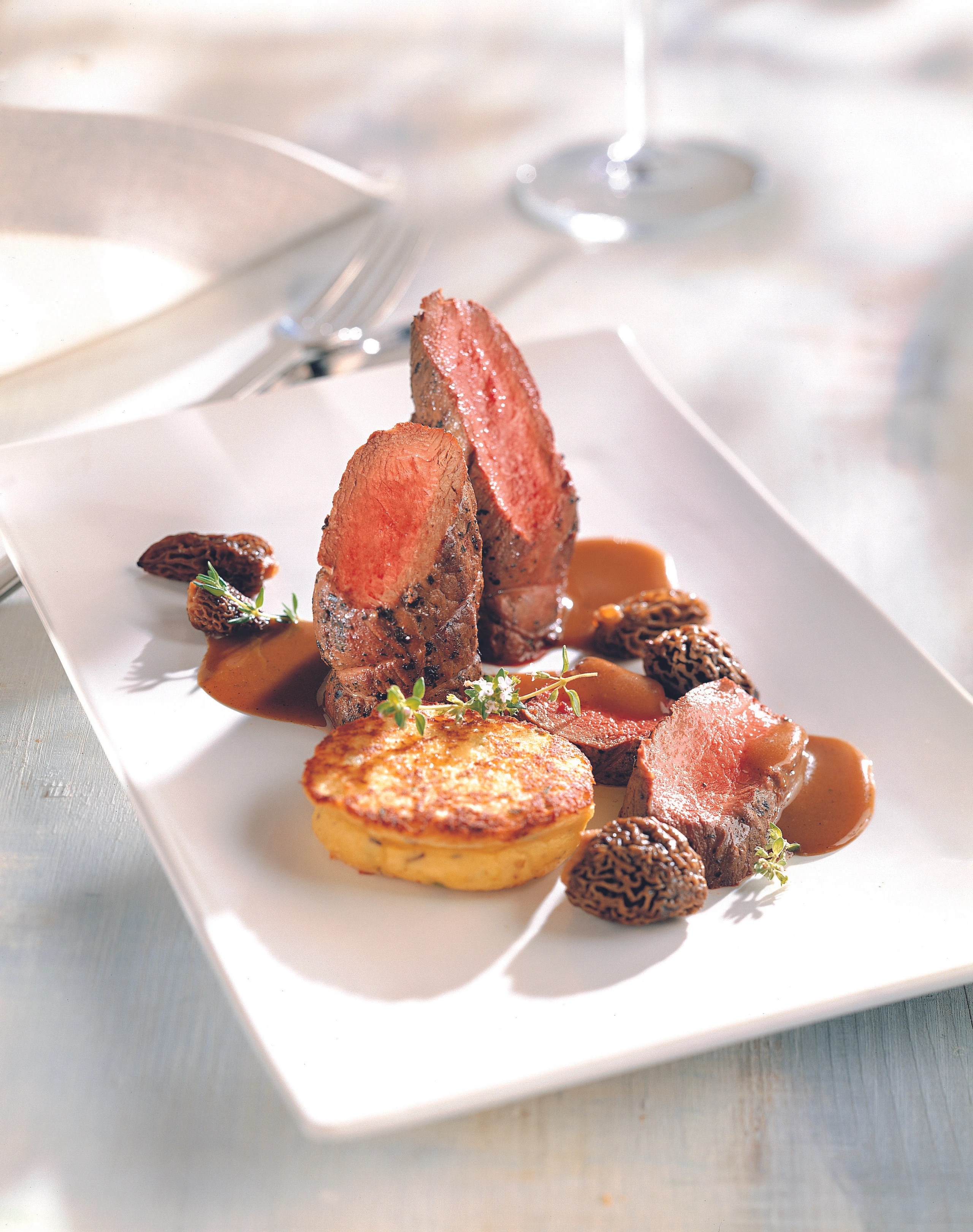 Maibockfilet mit Morcheln