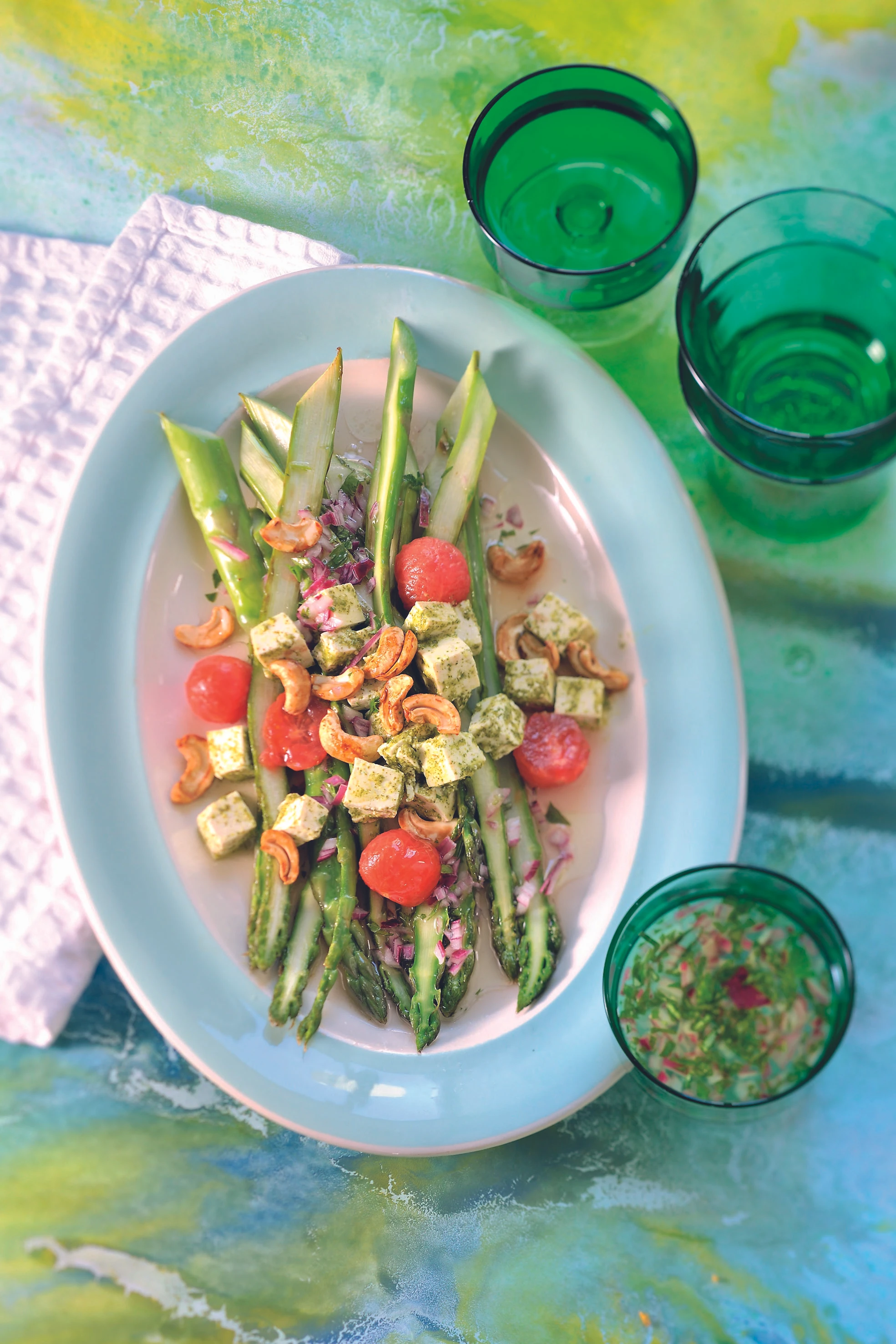 Gebratener Spargel mit Balsamicomarinade