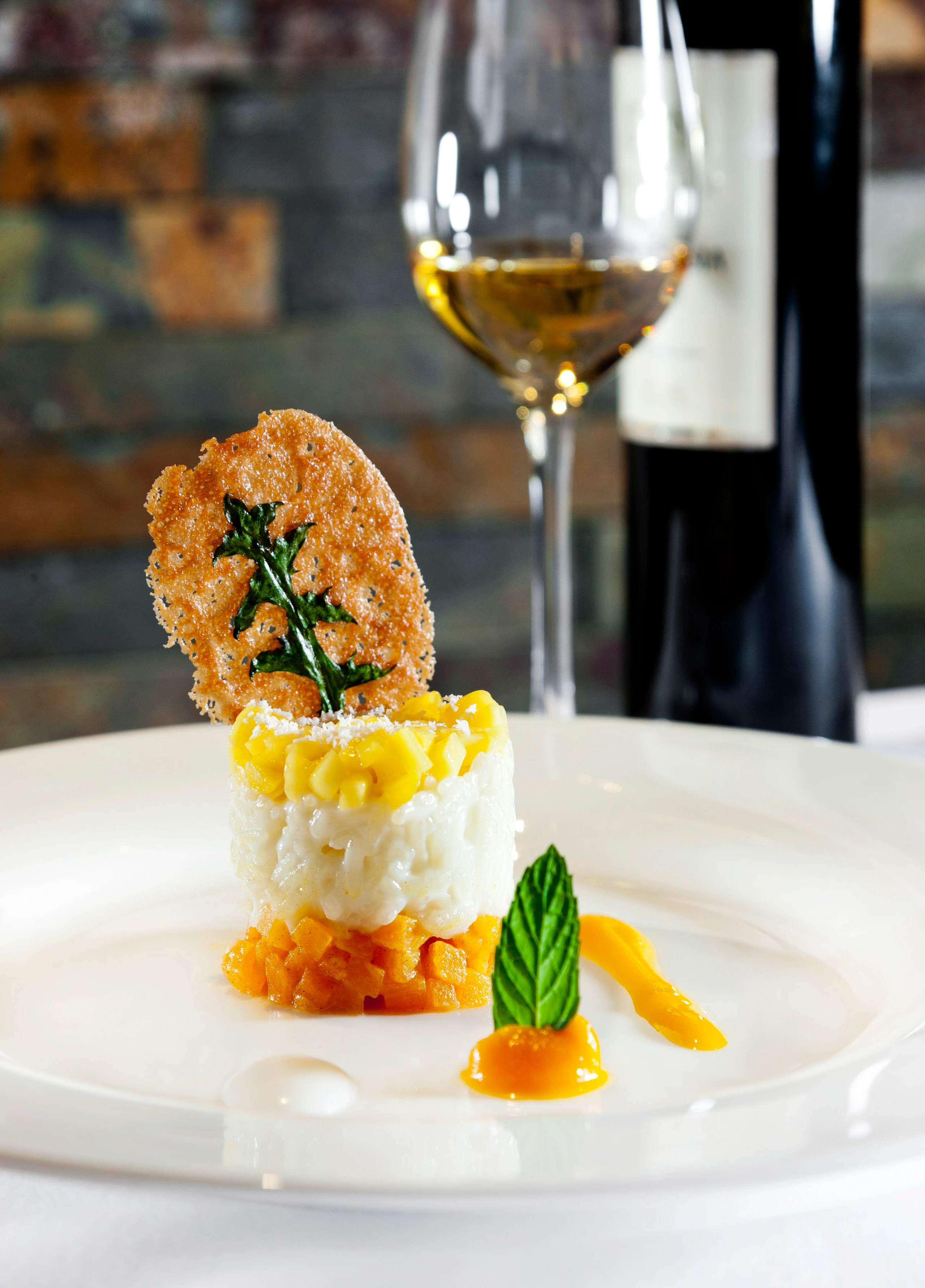 Kokos-Reistörtchen mit Kürbis und Mango