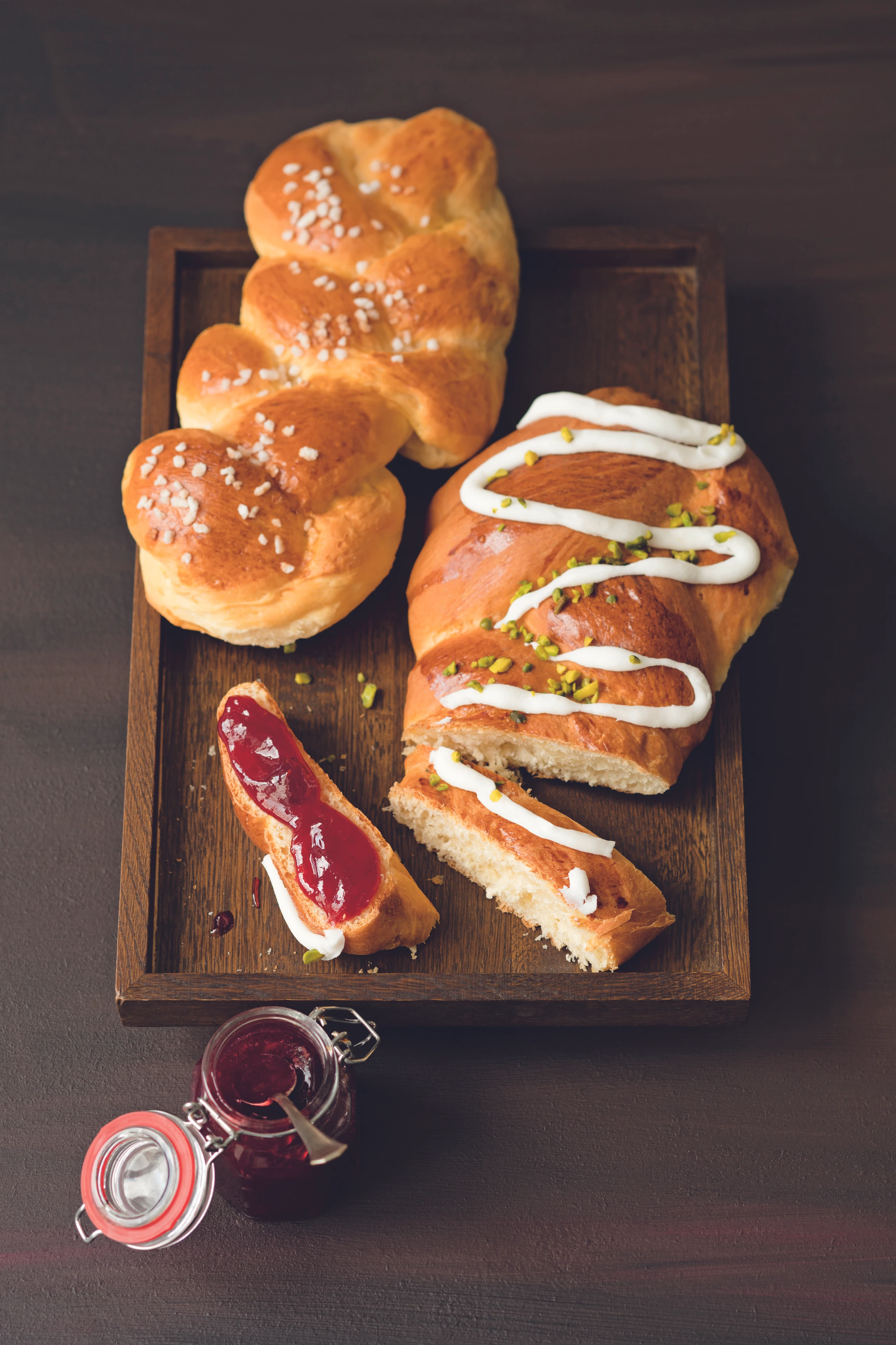 Mini-Brioche-Striezel