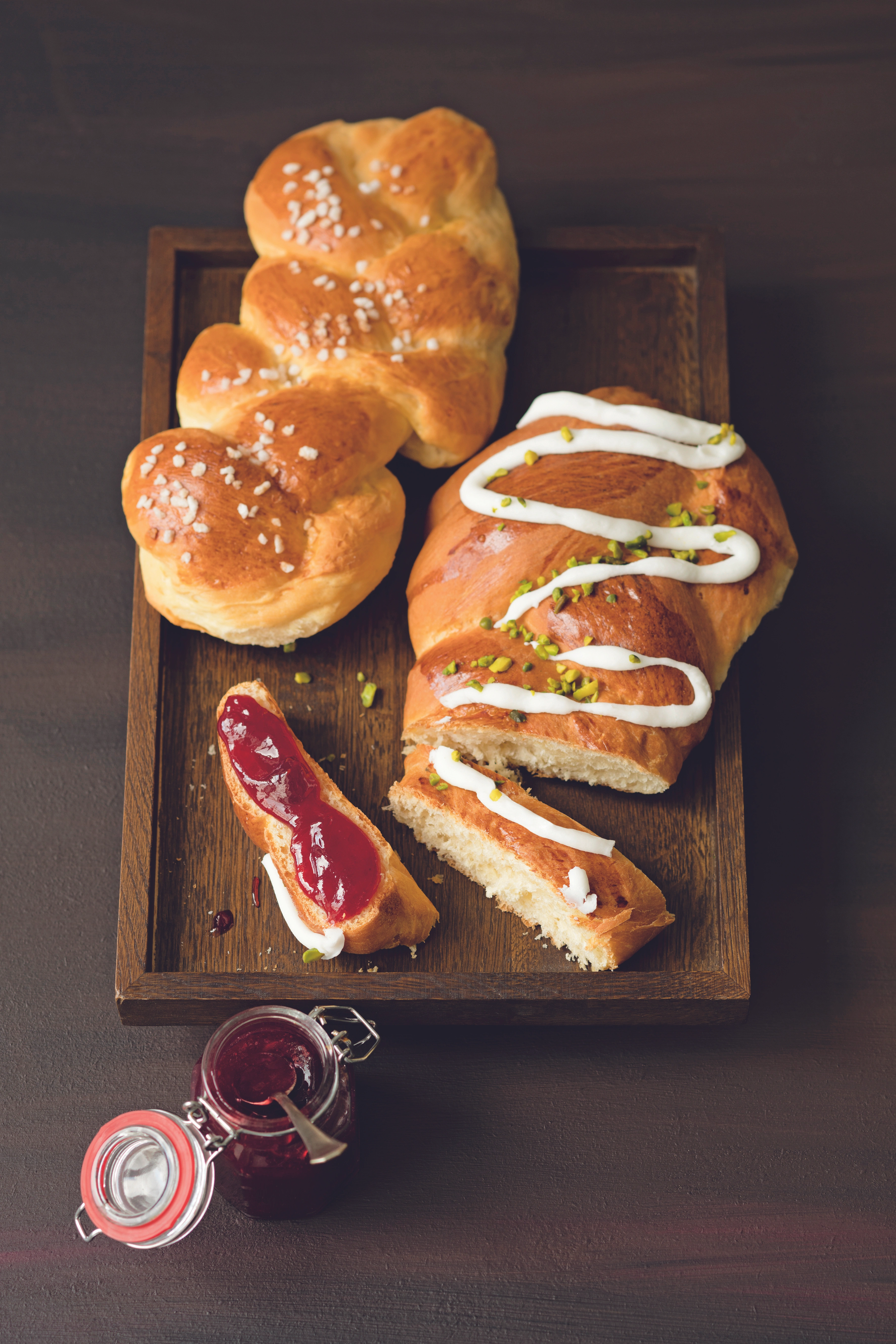 Mini-Brioche-Striezel • Rezept Mini-Brioche-Striezel • Rezept