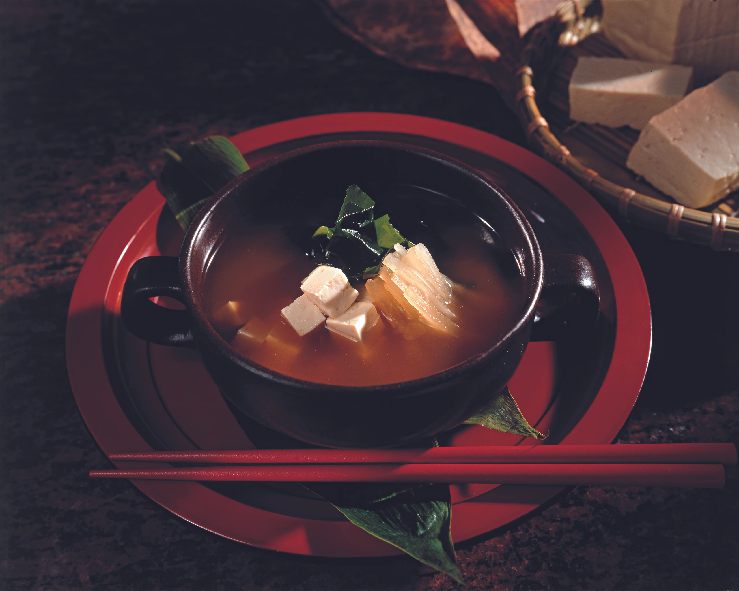 Misosuppe mit Tofu
