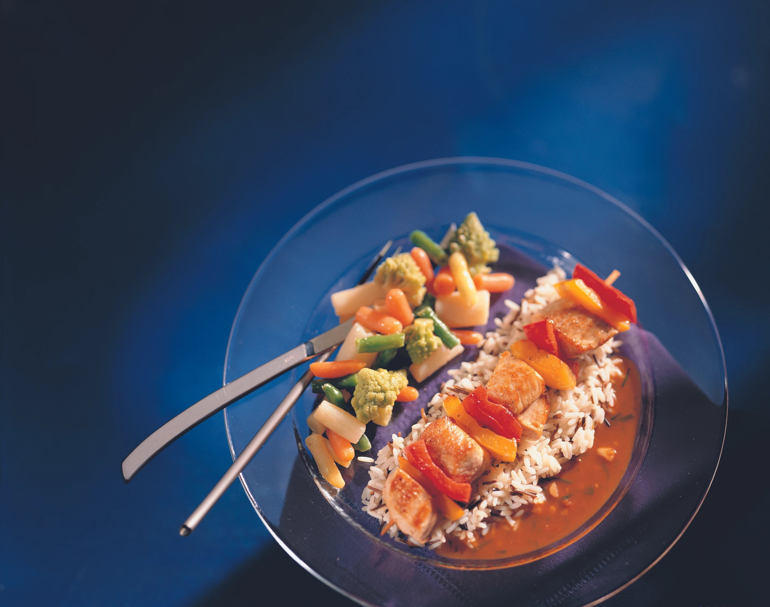 Puten-Paprika-Spieße