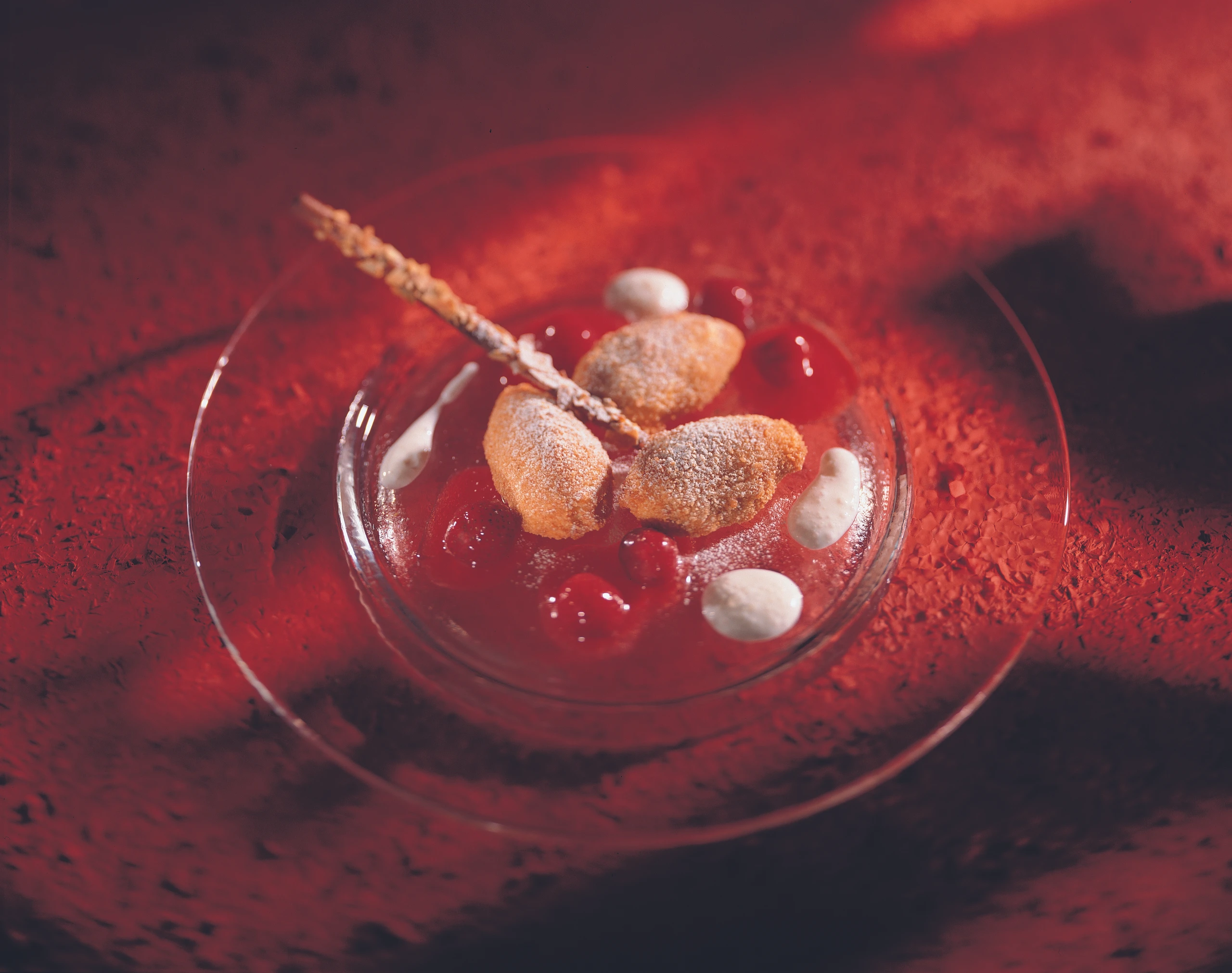 Gebackene Apfel-Mandel-Nockerl