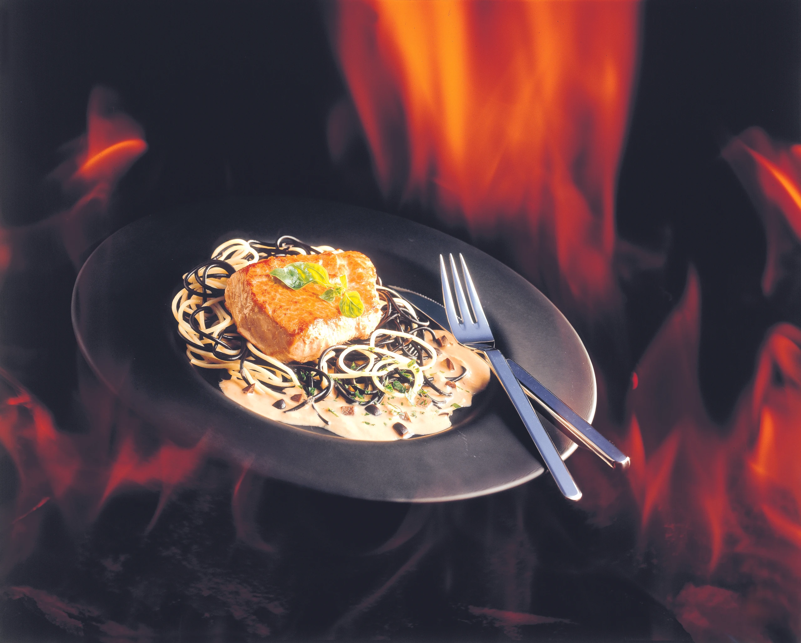 Kalbssteak mit Thunfischsauce