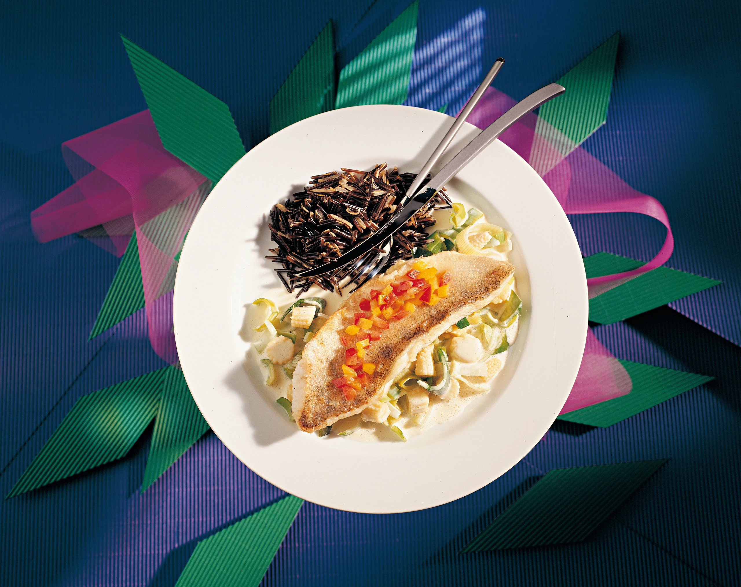 Zanderfilet auf Lauchragout