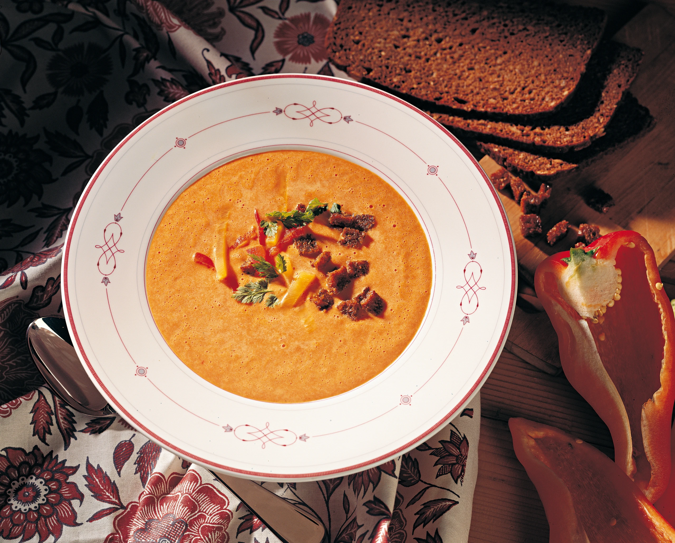 Paprika-Cremesuppe