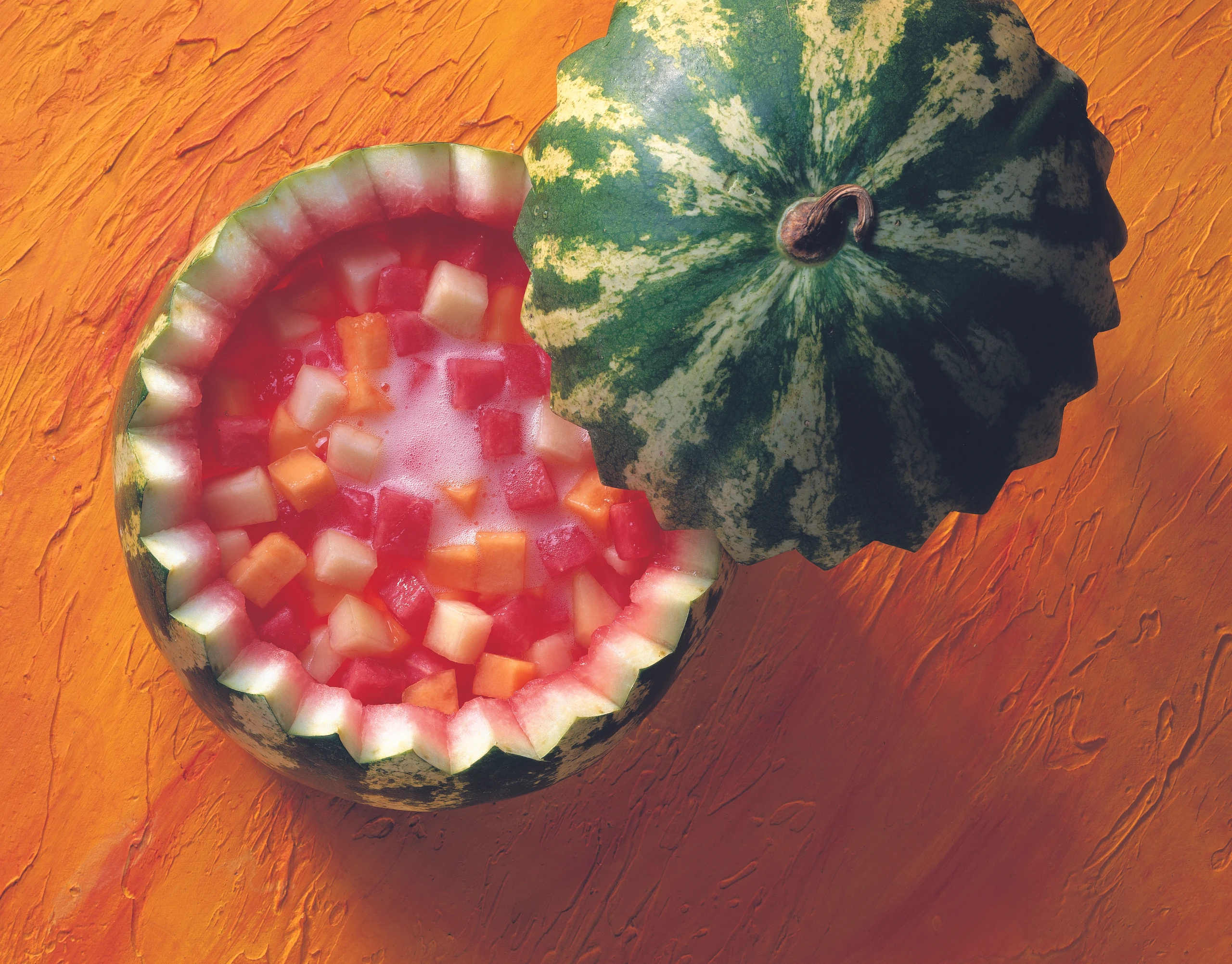 Melonen-Bowle