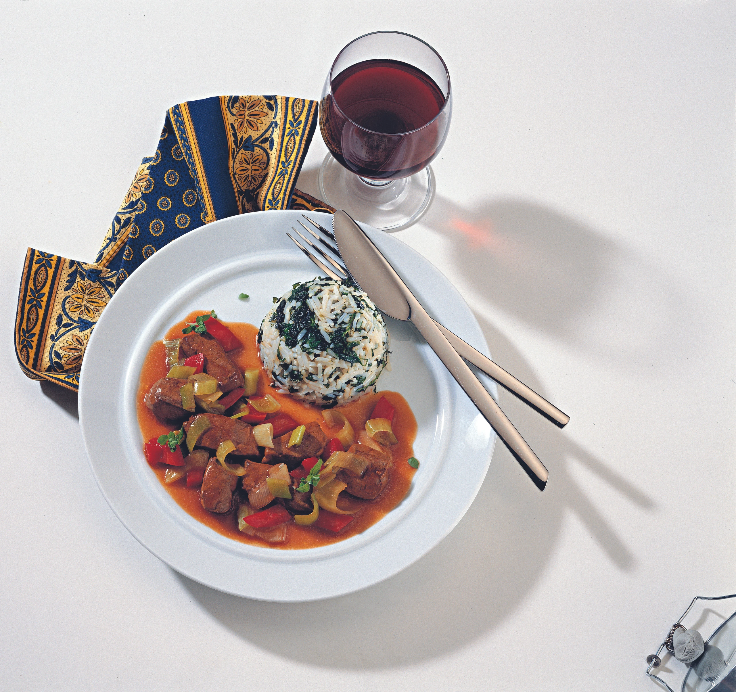 Geschnetzelte Leber mit Lauch und Paprika