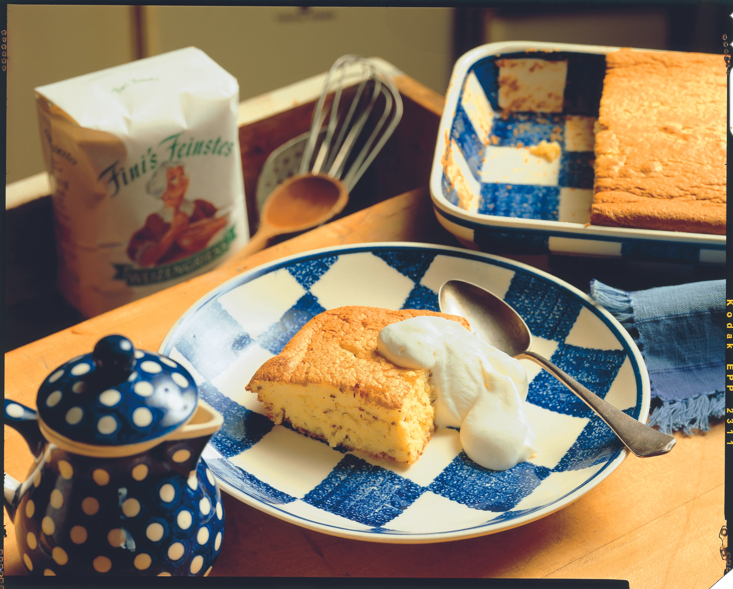 Anis-Grießauflauf mit Lebkuchen-Obers