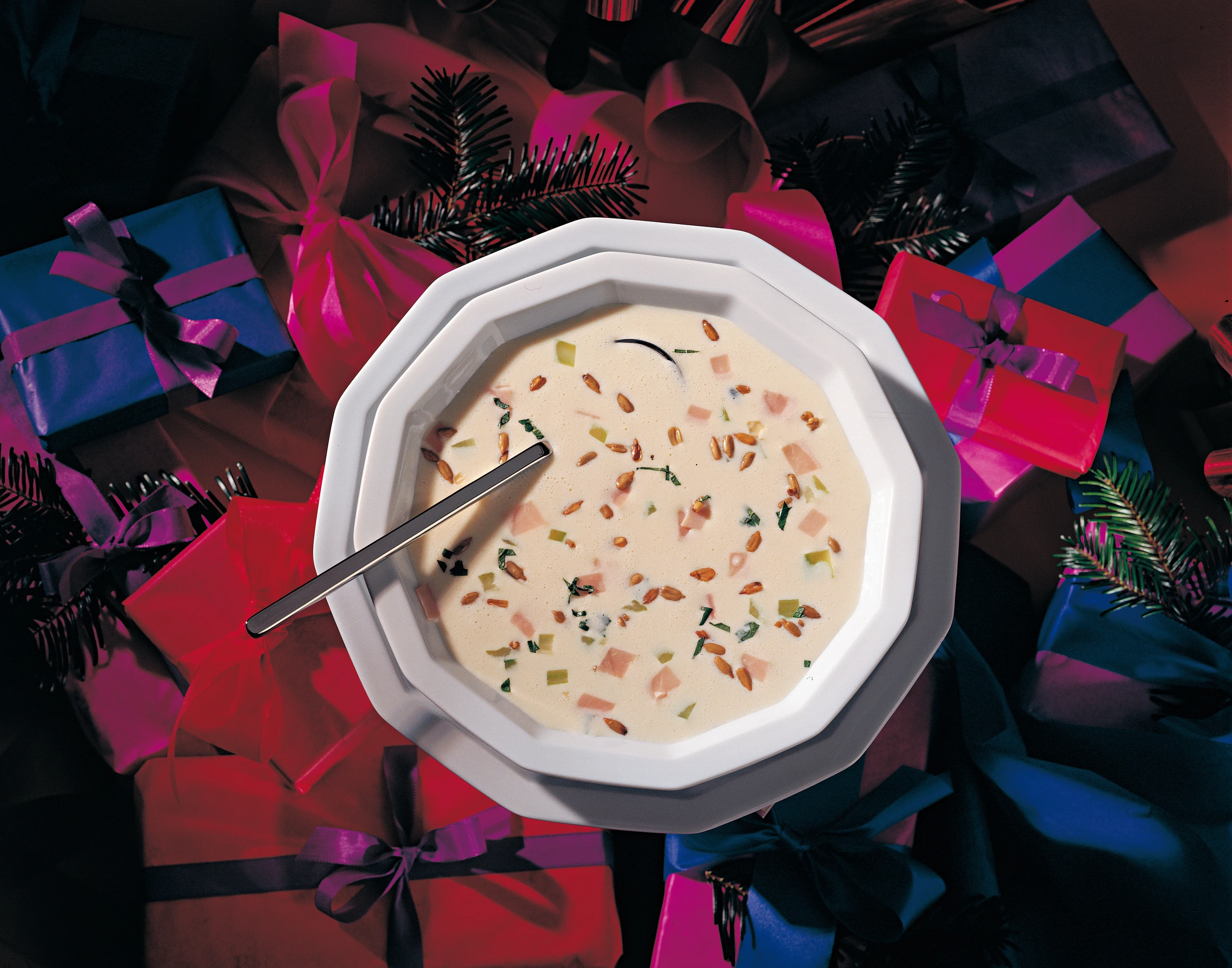 Hühner-Cremesuppe