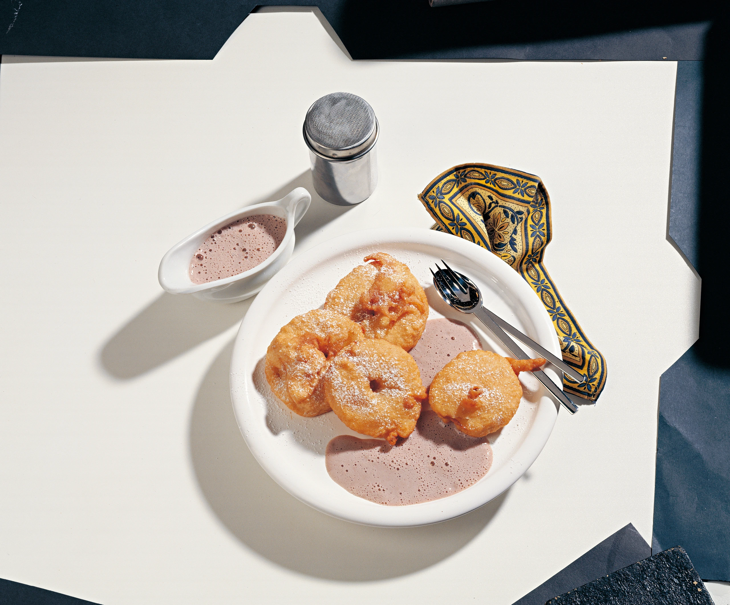 Apfelscheiben gebacken