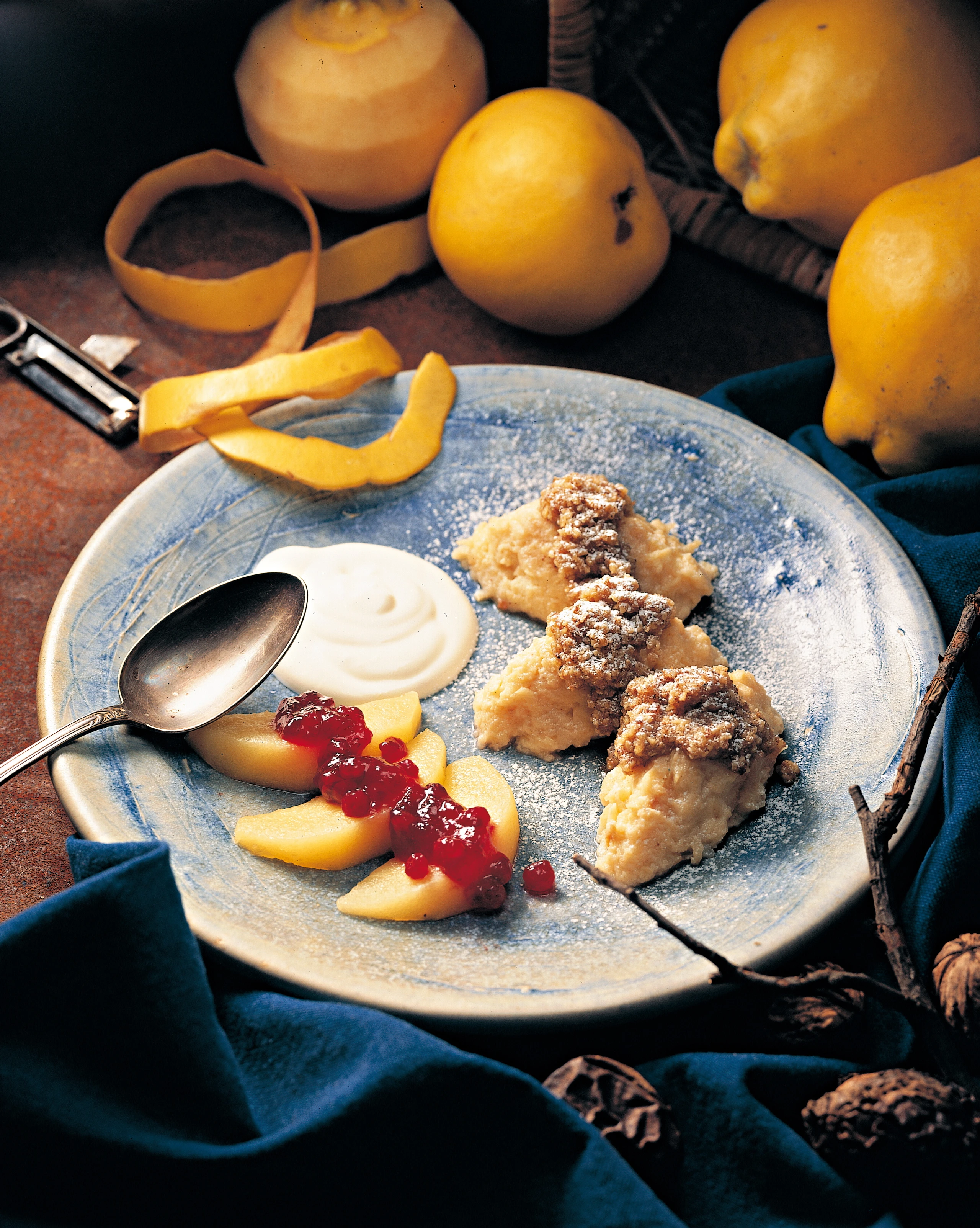 Quitten-Nockerl mit Butterbröseln