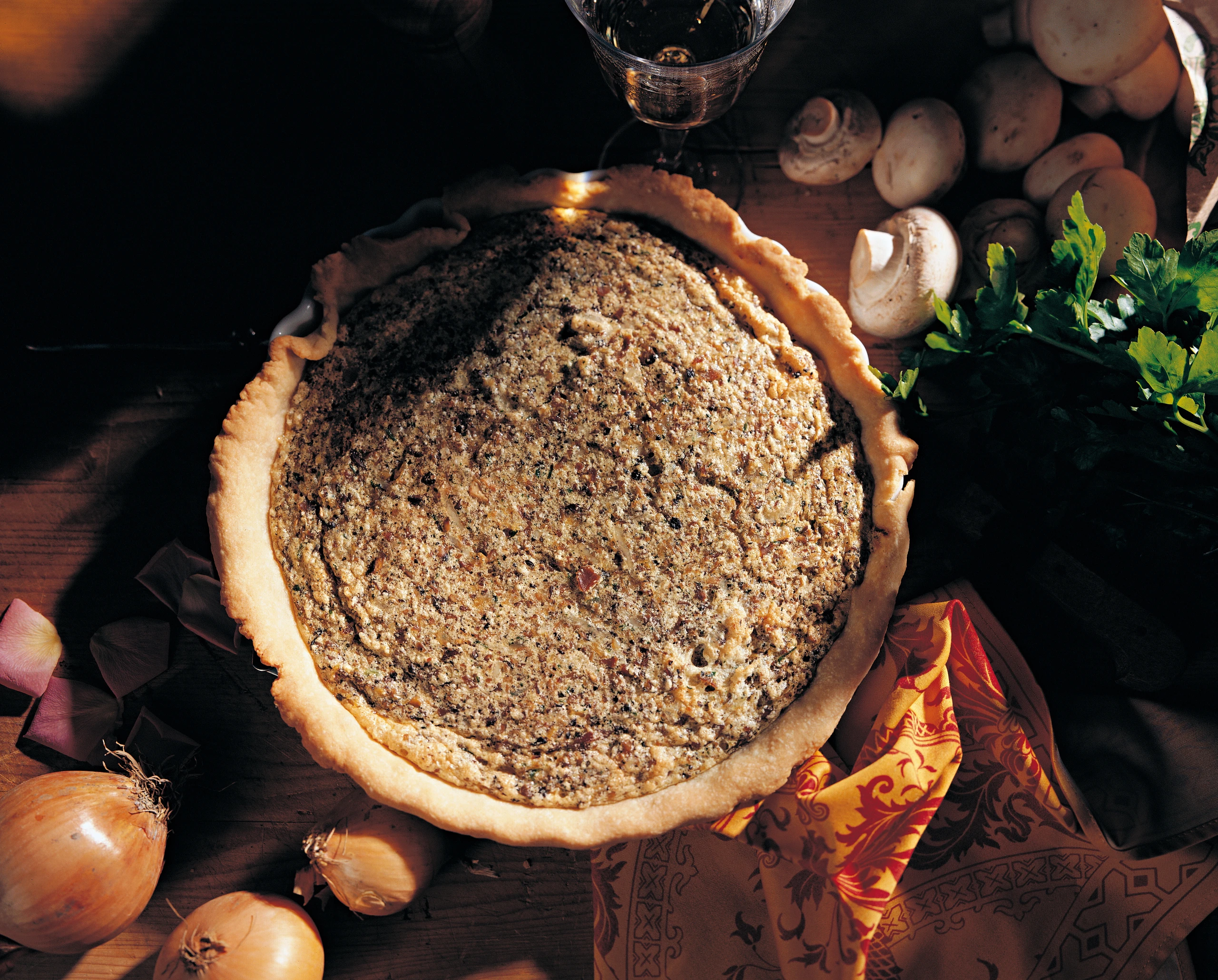 Champignon-Kuchen