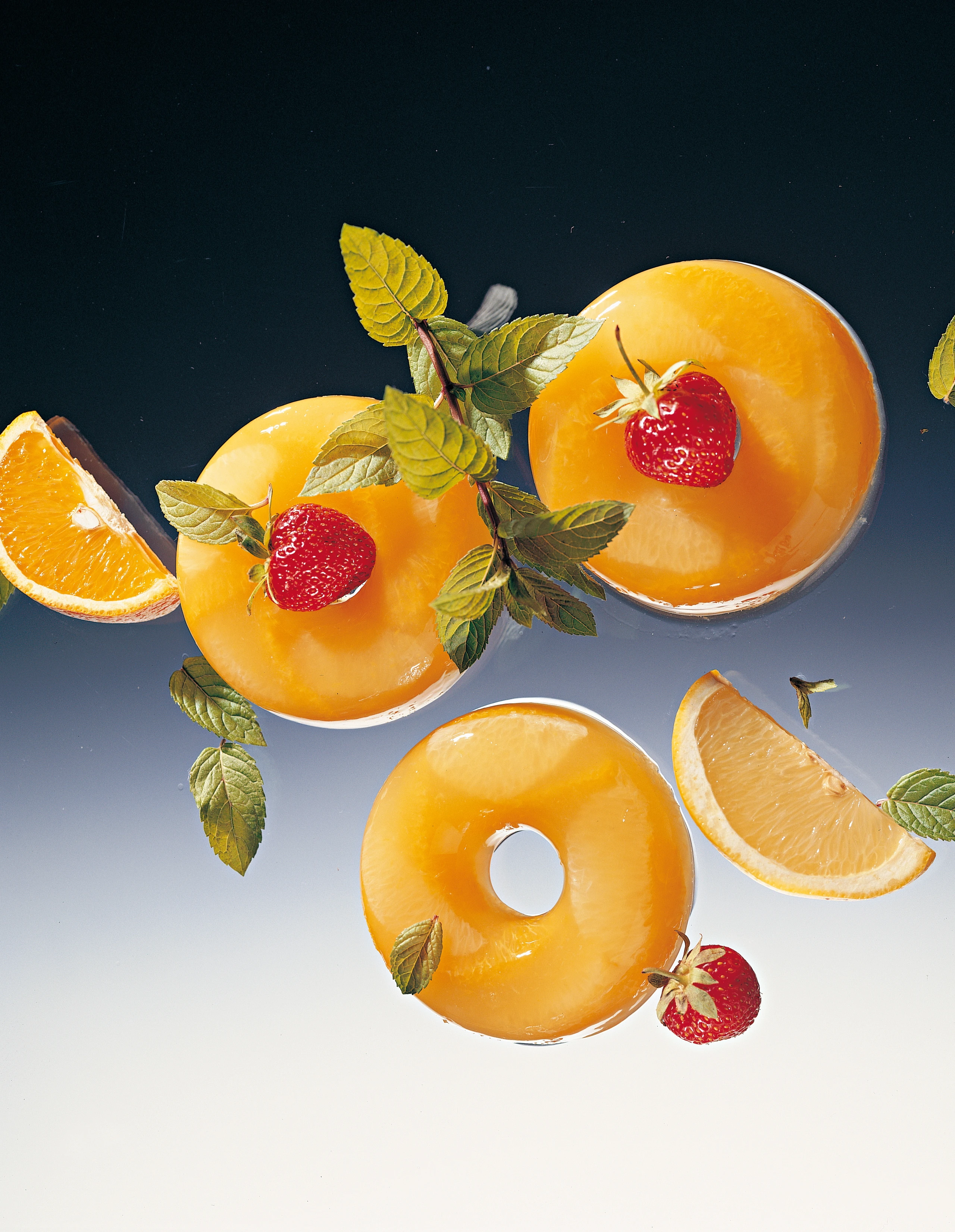 Orangen-Grapefruit-Gelee