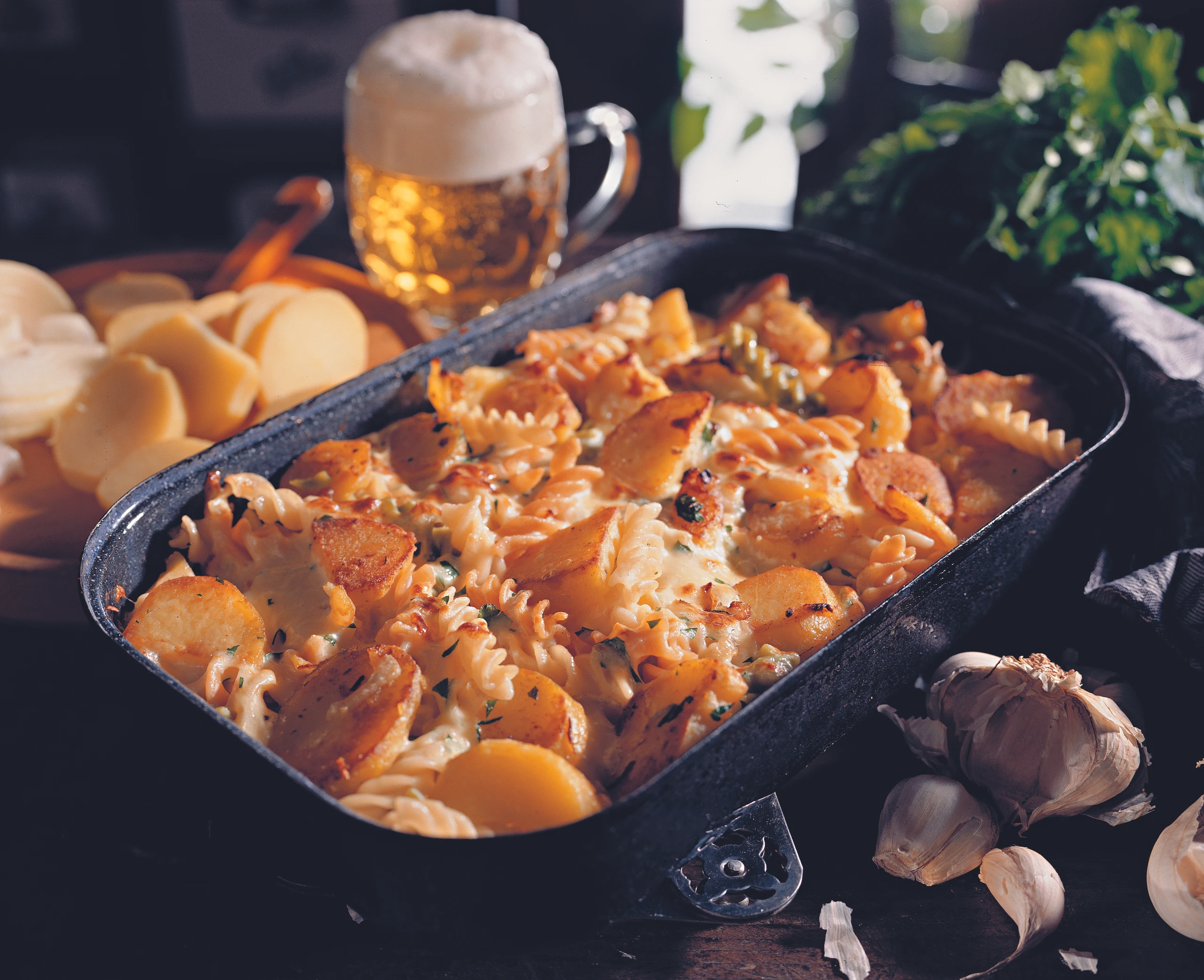 Überbackener vegetarischer Grenadiermarsch