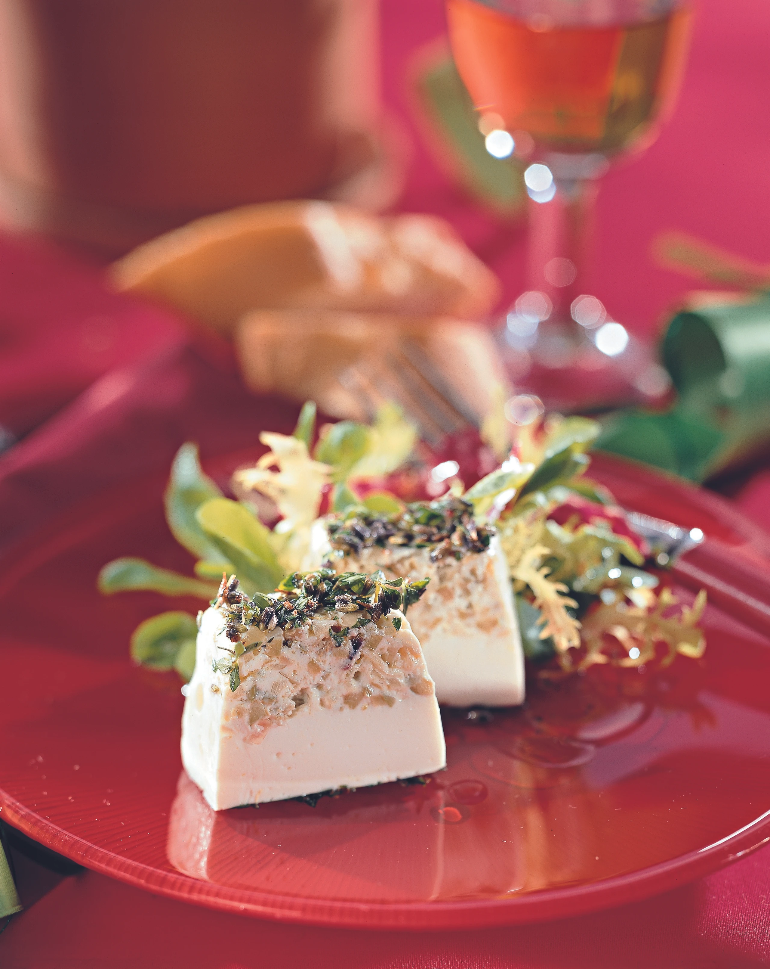 Ziegenkäseterrine