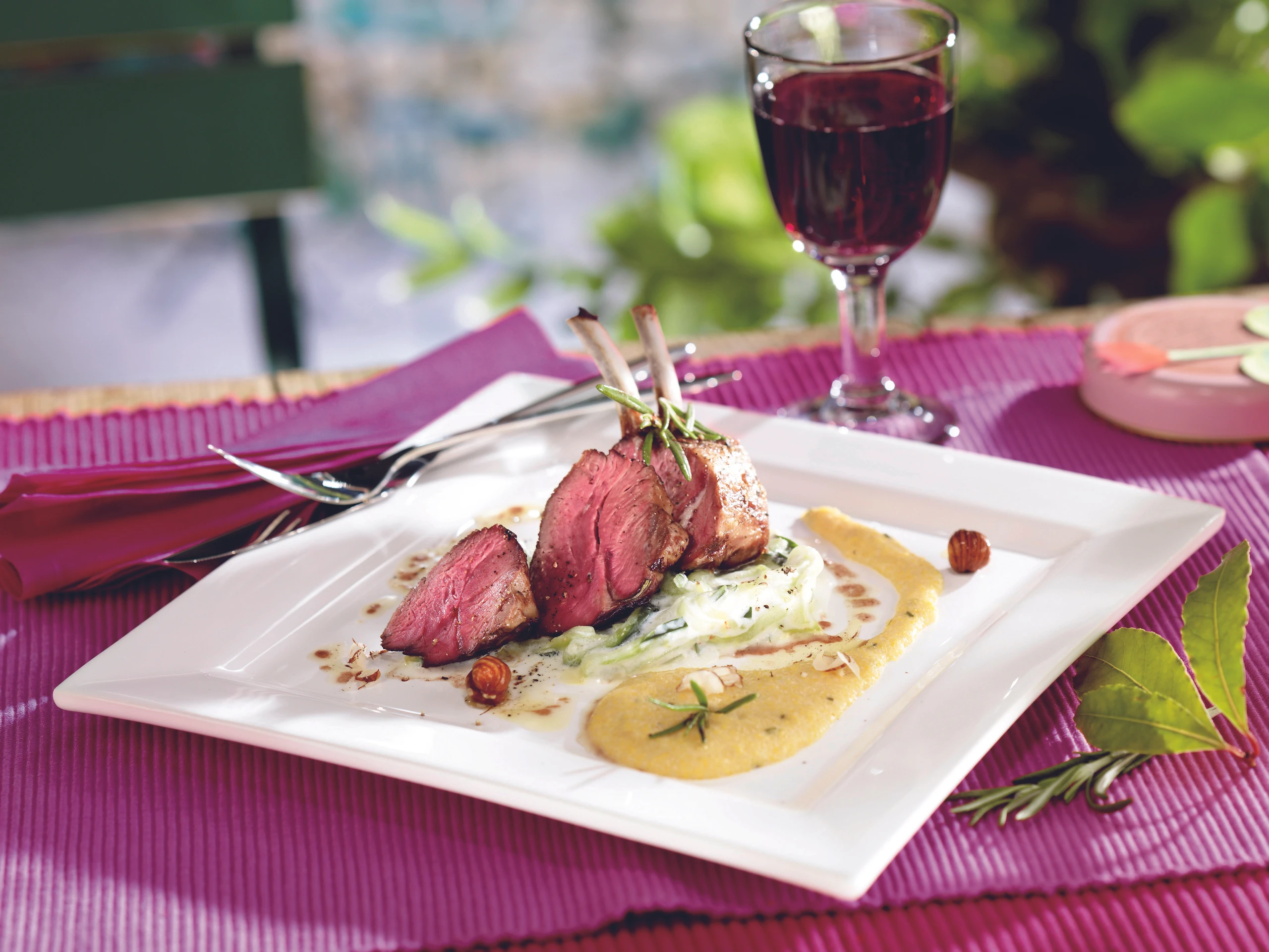 Lammrücken mit Zaziki