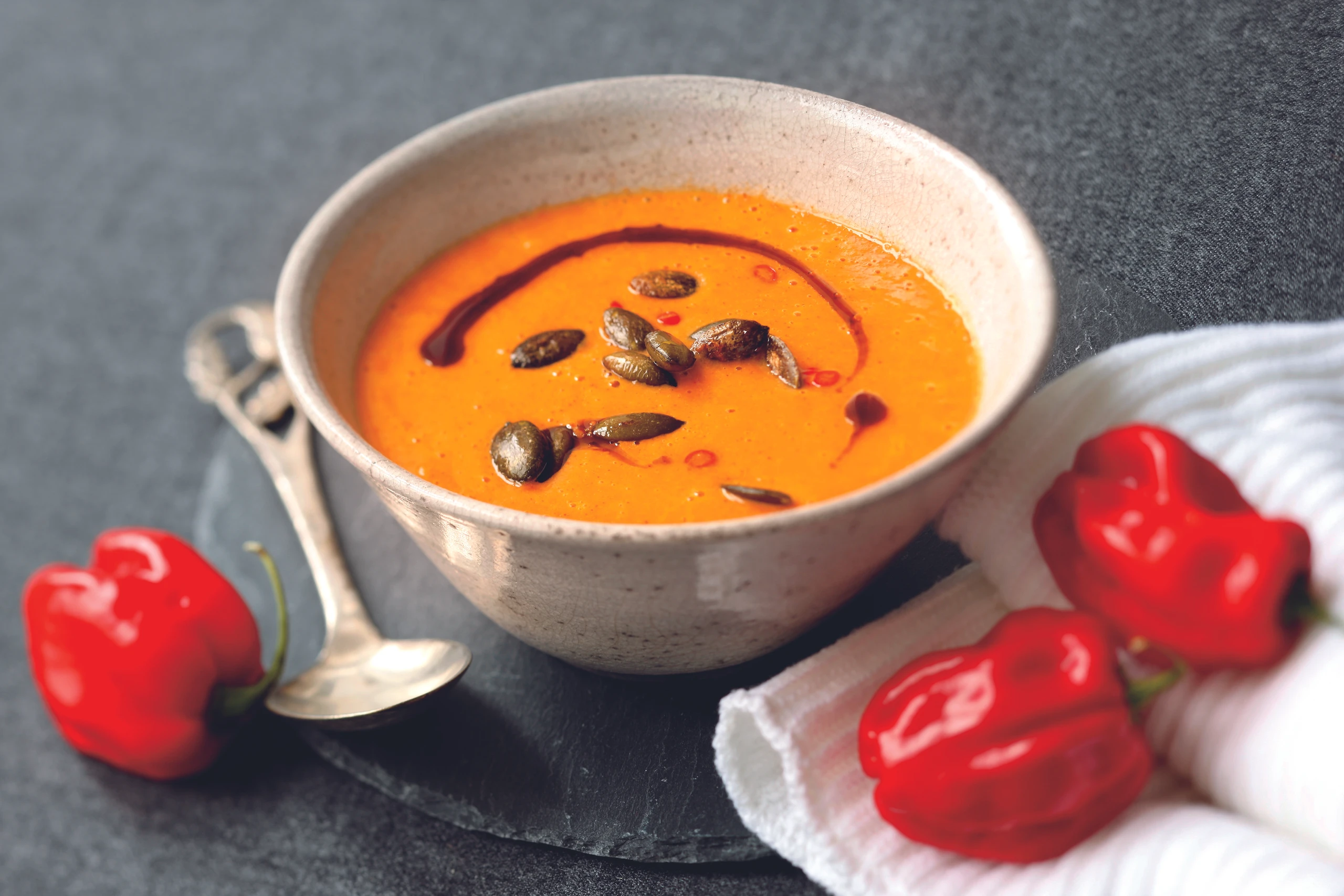 Kürbissuppe mit Ingwer