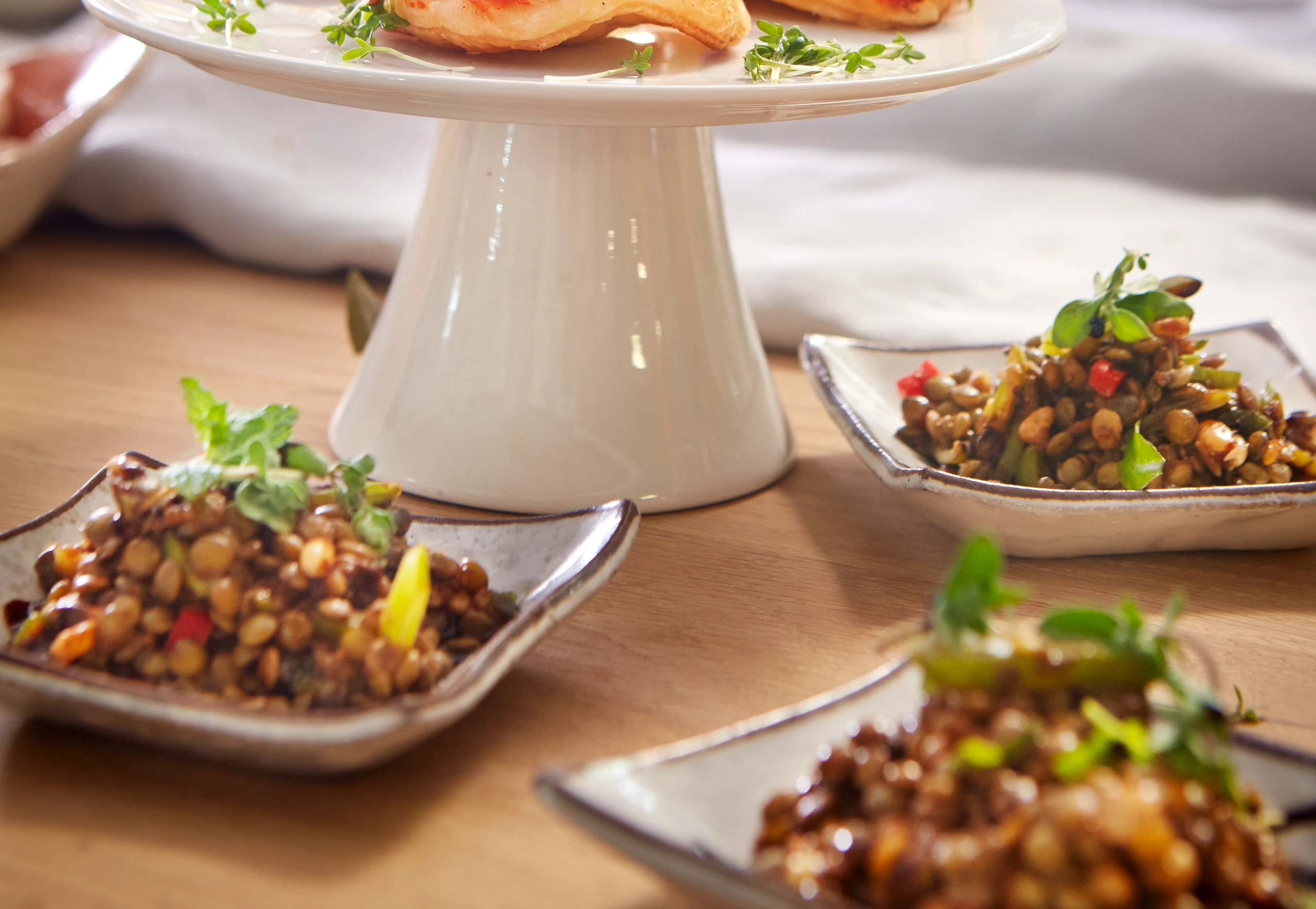 © GUSTO / Dieter Brasch Linsensalat mit Limettendressin