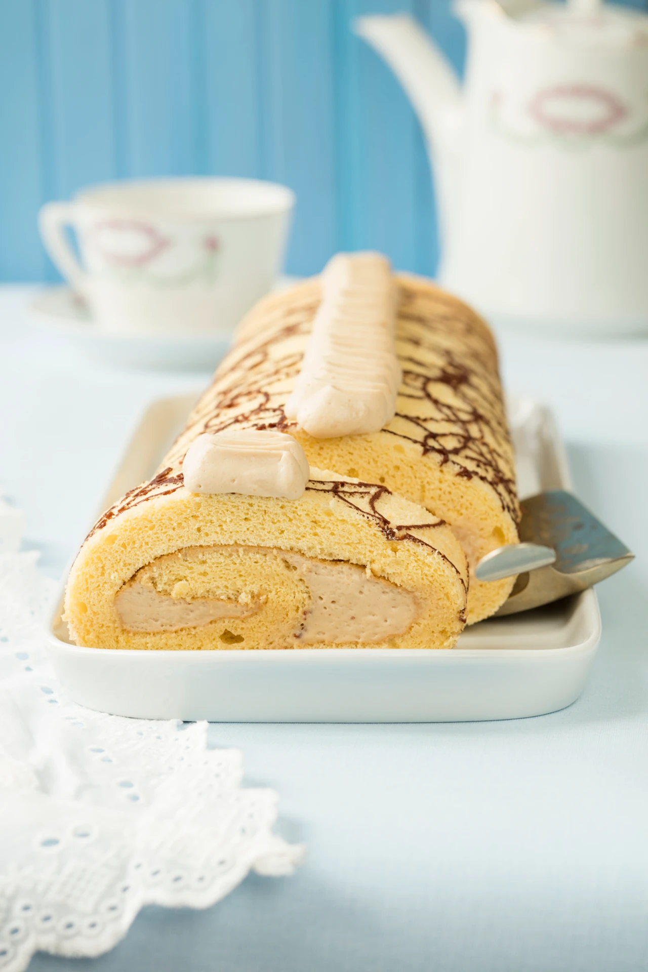 Karottenkuchen-Roulade • Rezept