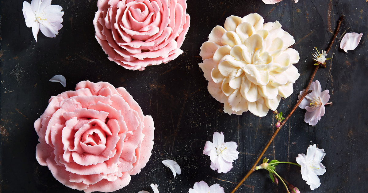 Blüten-Cupcakes • Rezept