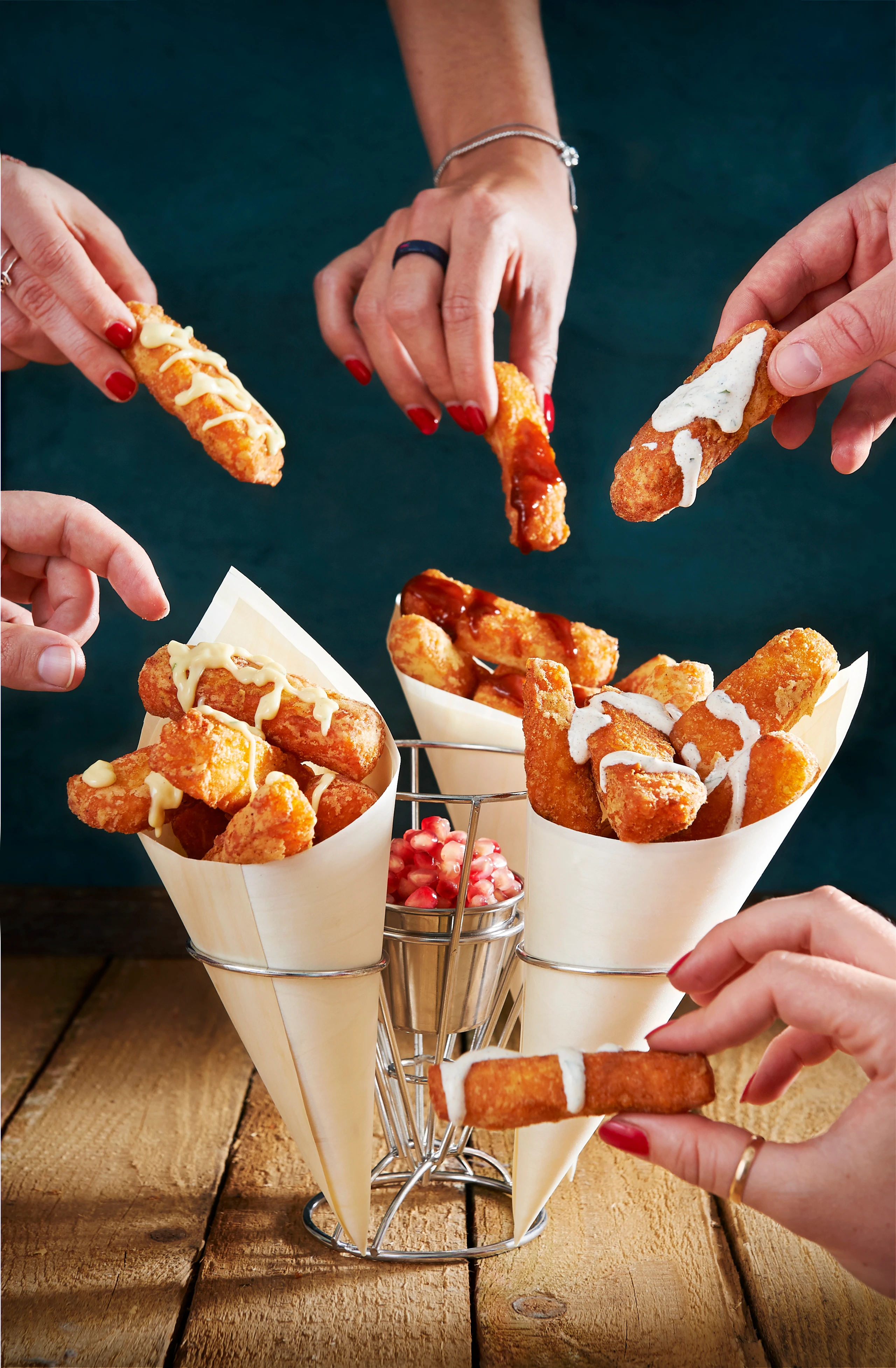 Halloumi-Sticks