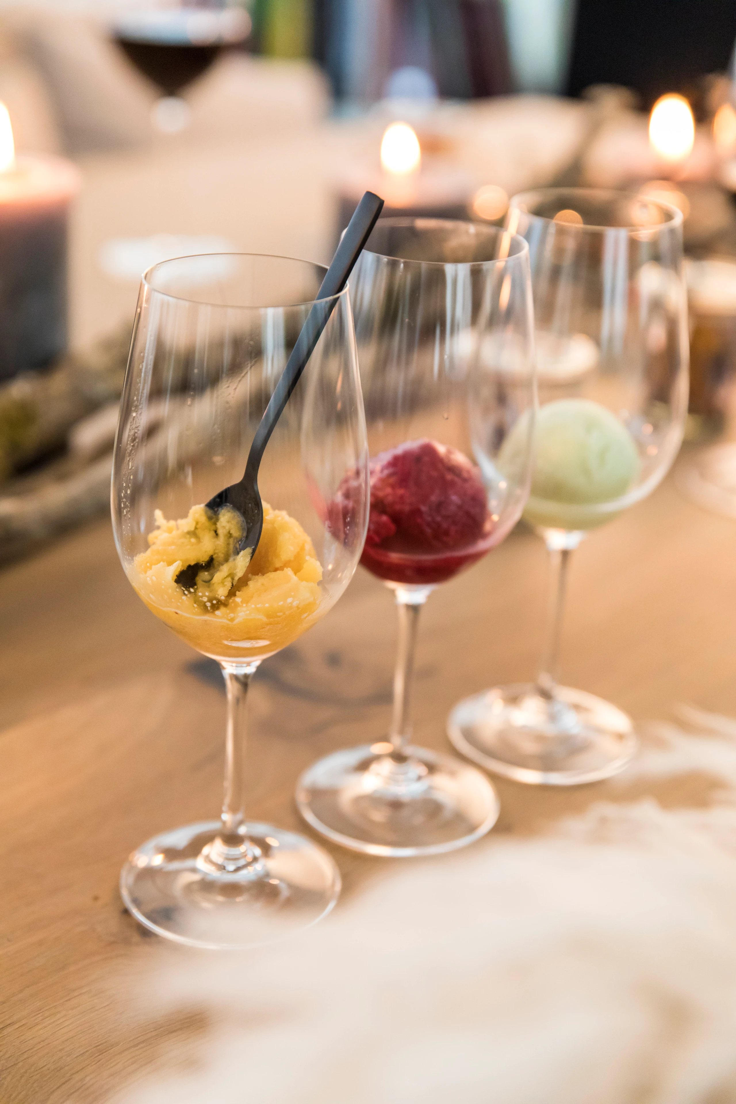 Preiselbeersorbet