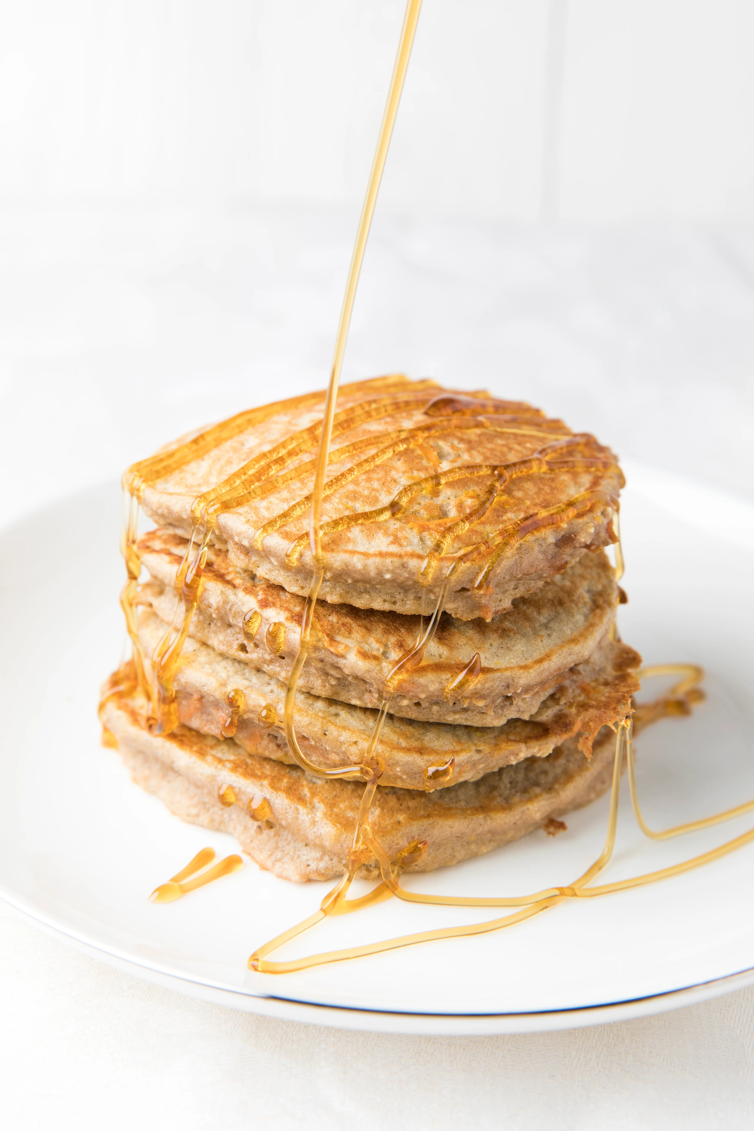 Karottenkuchen-Pancakes