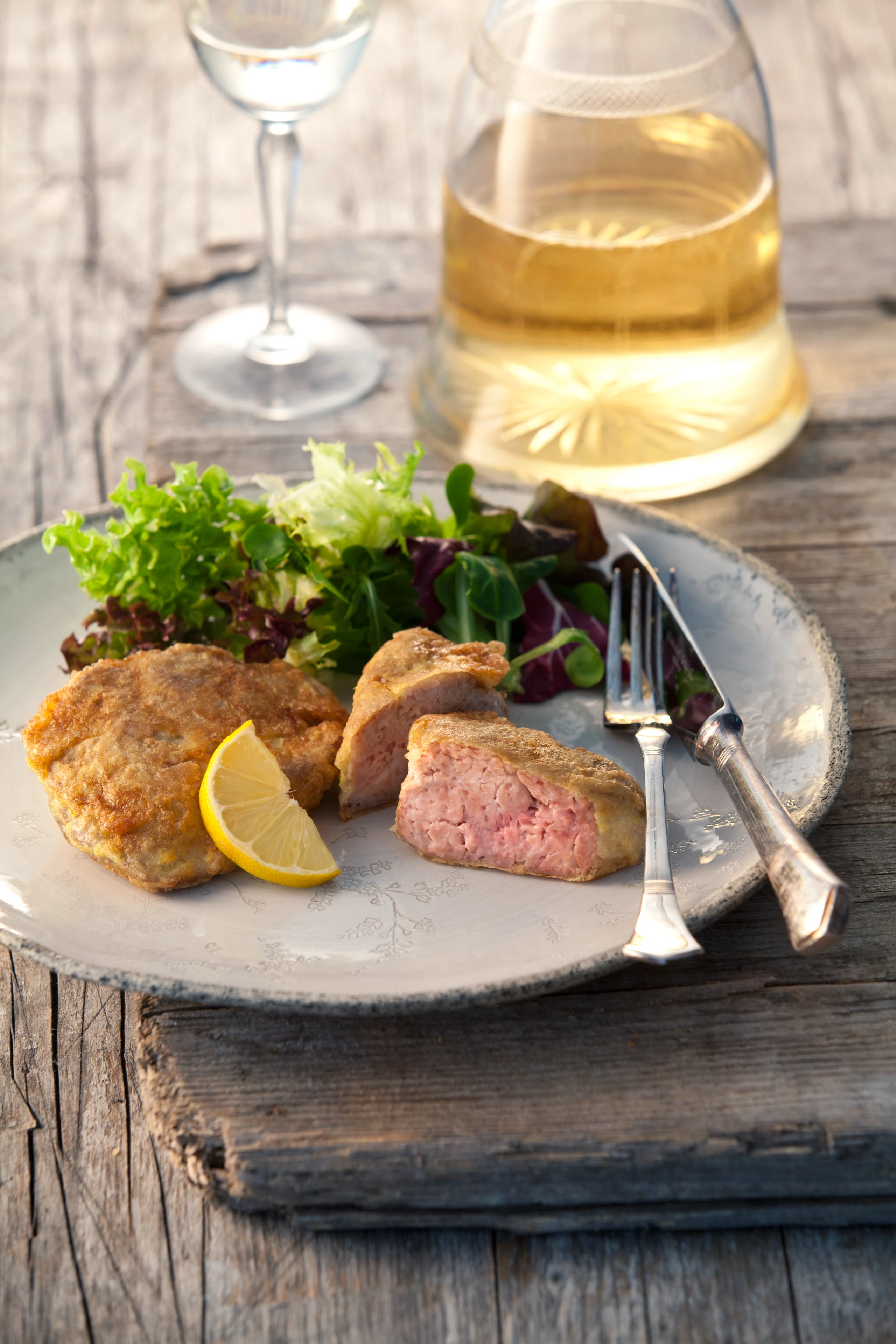 Kalbsbries in der Eihülle