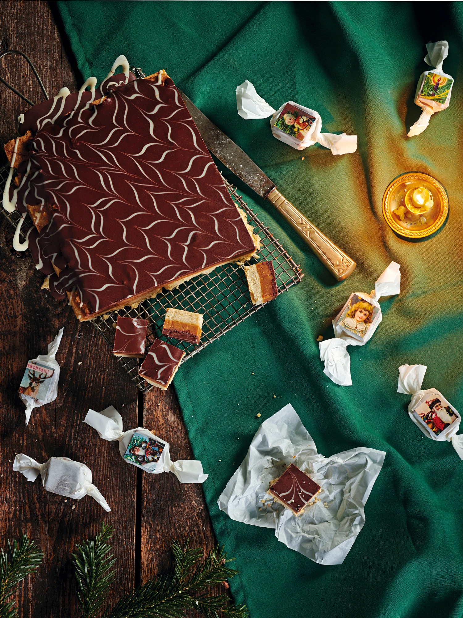 Erdnuss-Karamellkonfekt