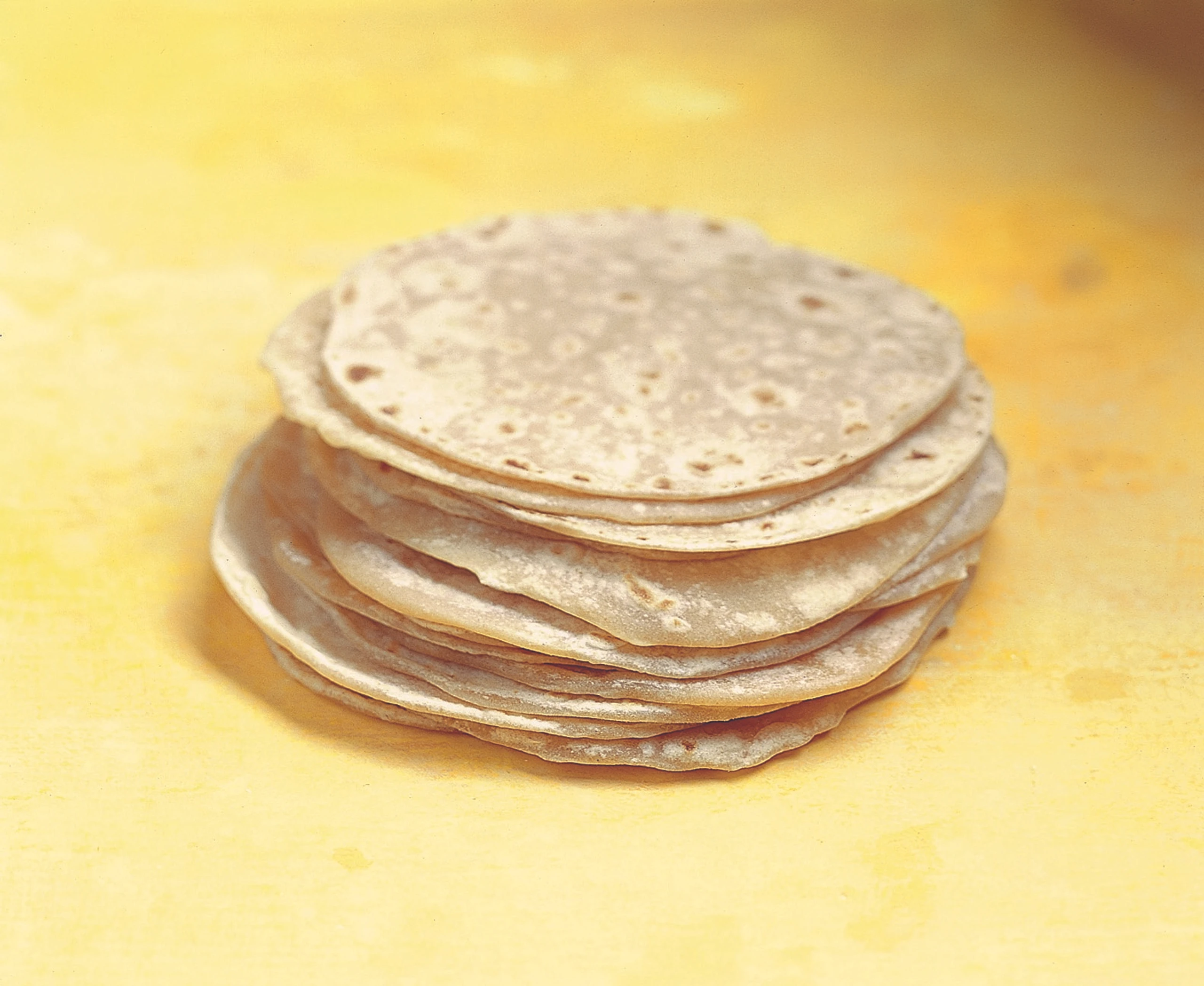 Selbstgemachte Weizen-Tortillas