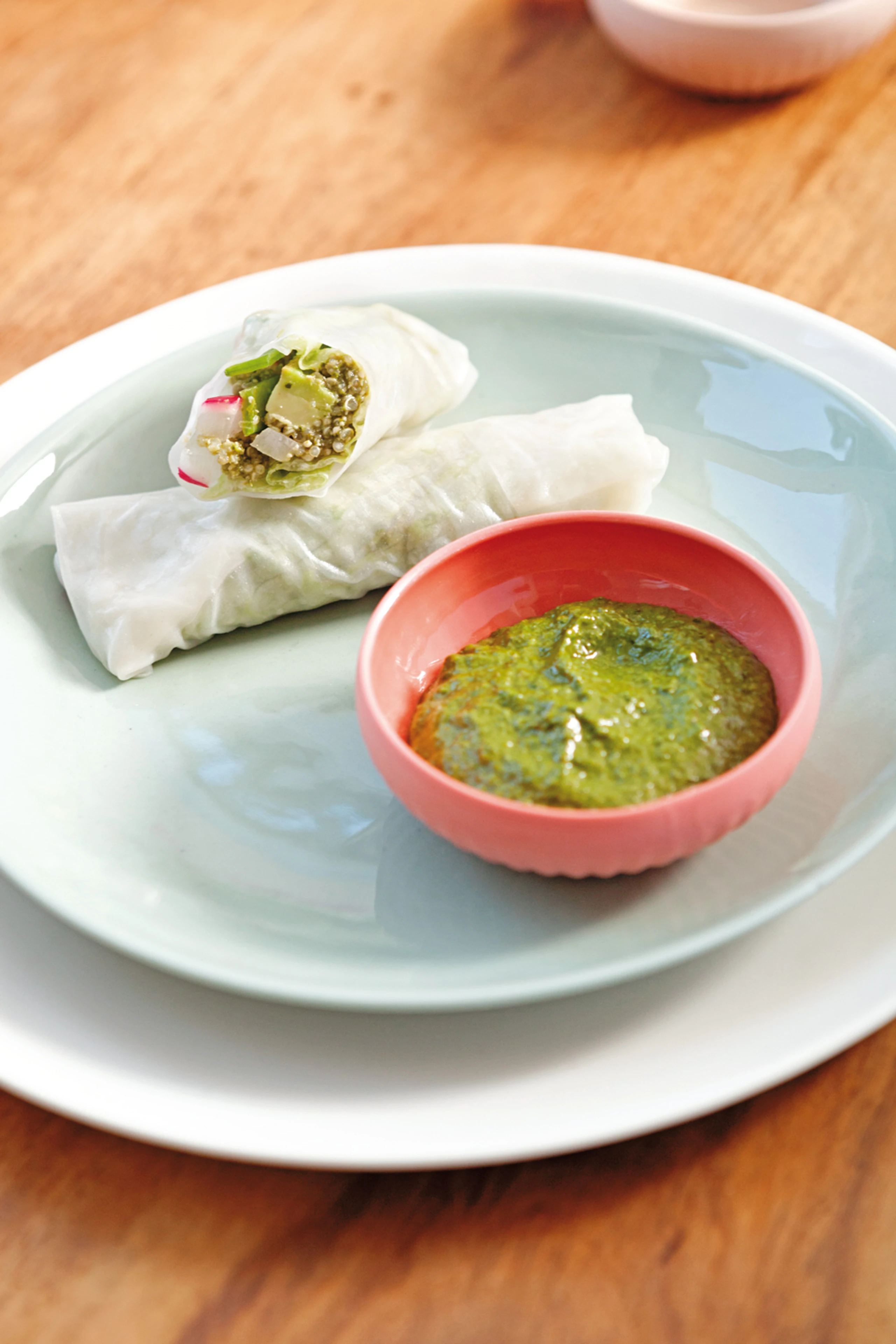 Quinoa-Bärlauch-Röllchen