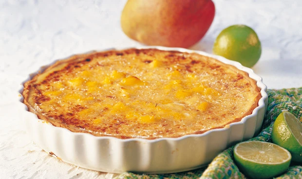 Karamellisierte Mangotarte