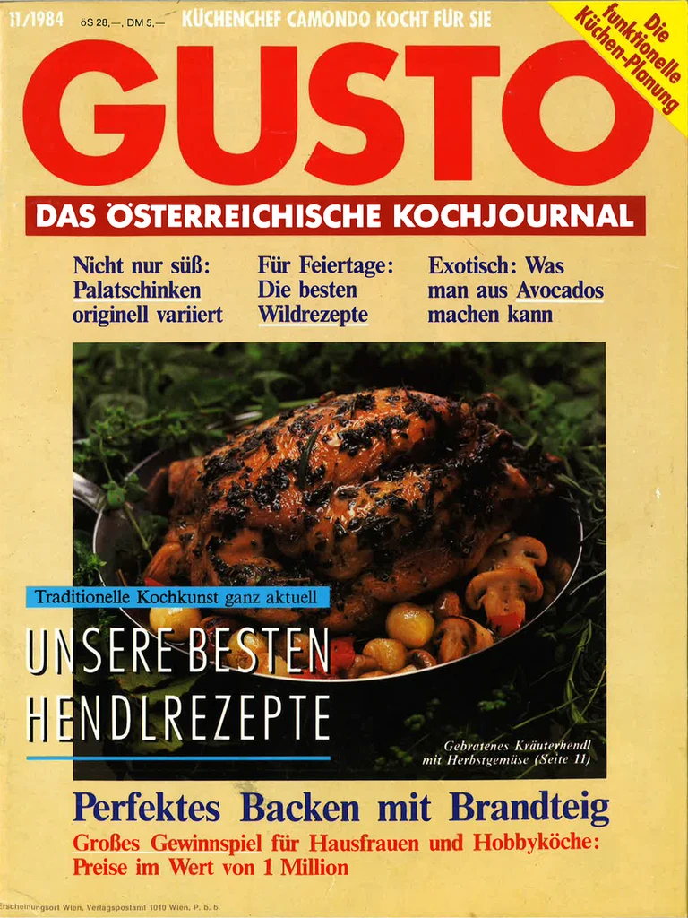 GUSTO.AT Ausgabe - November 1984