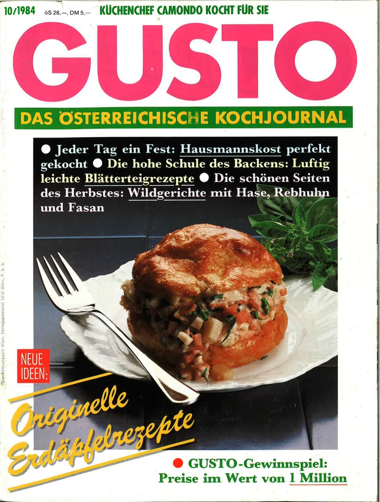 GUSTO.AT Ausgabe - Oktober 1984