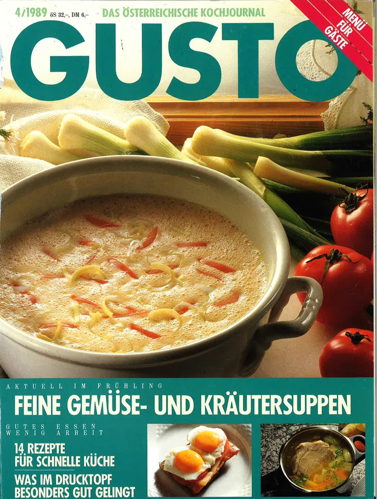 GUSTO.AT Ausgabe - April 1989