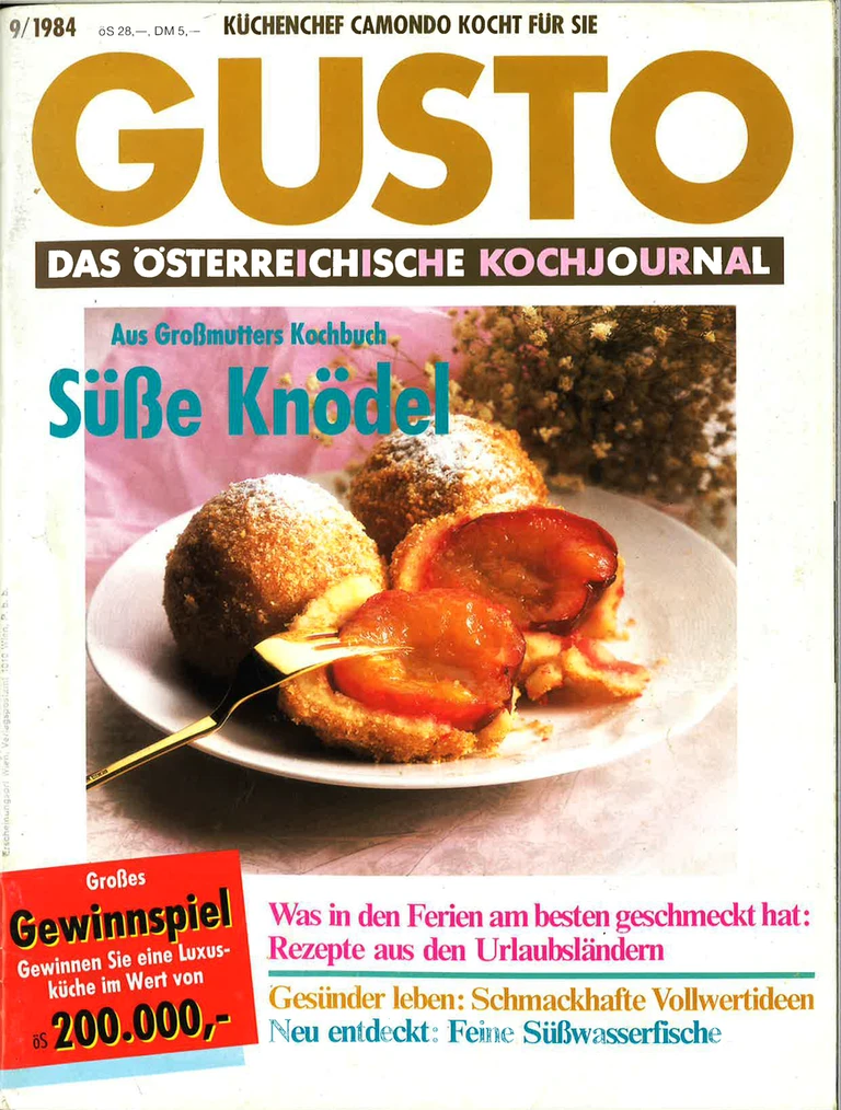 GUSTO.AT Ausgabe - September 1984