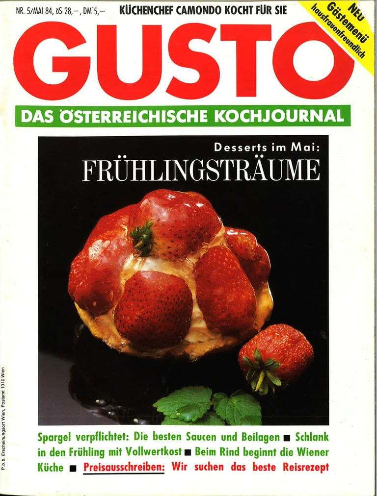 GUSTO.AT Ausgabe - Mai 1984