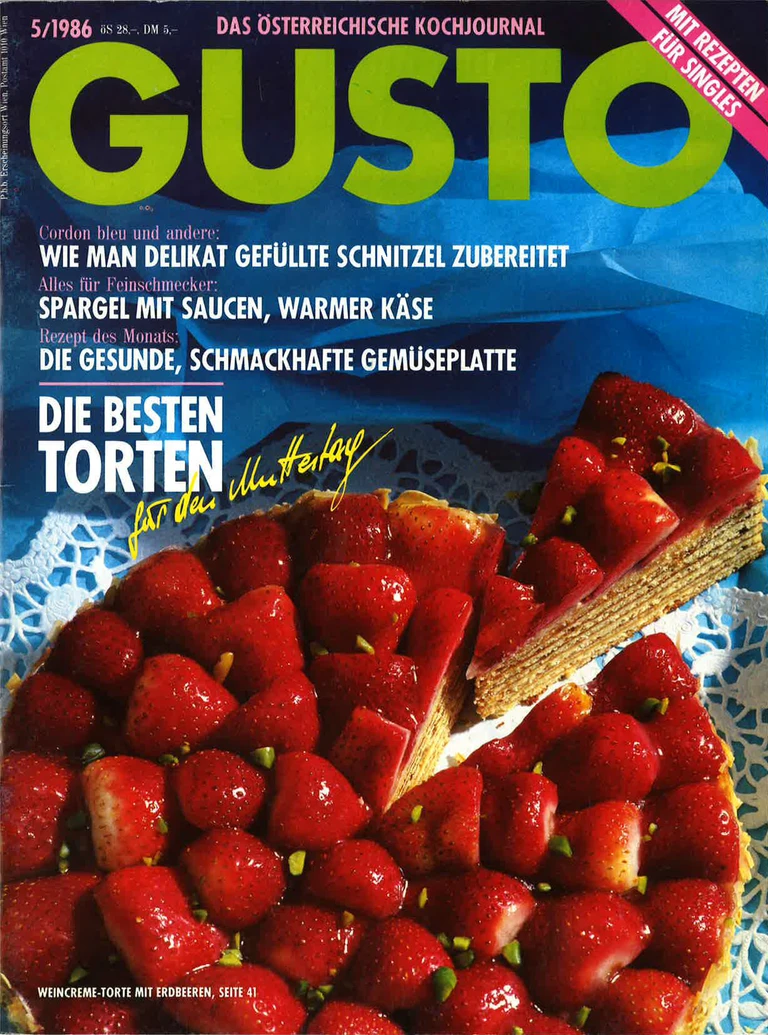 GUSTO.AT Ausgabe - Mai 1986