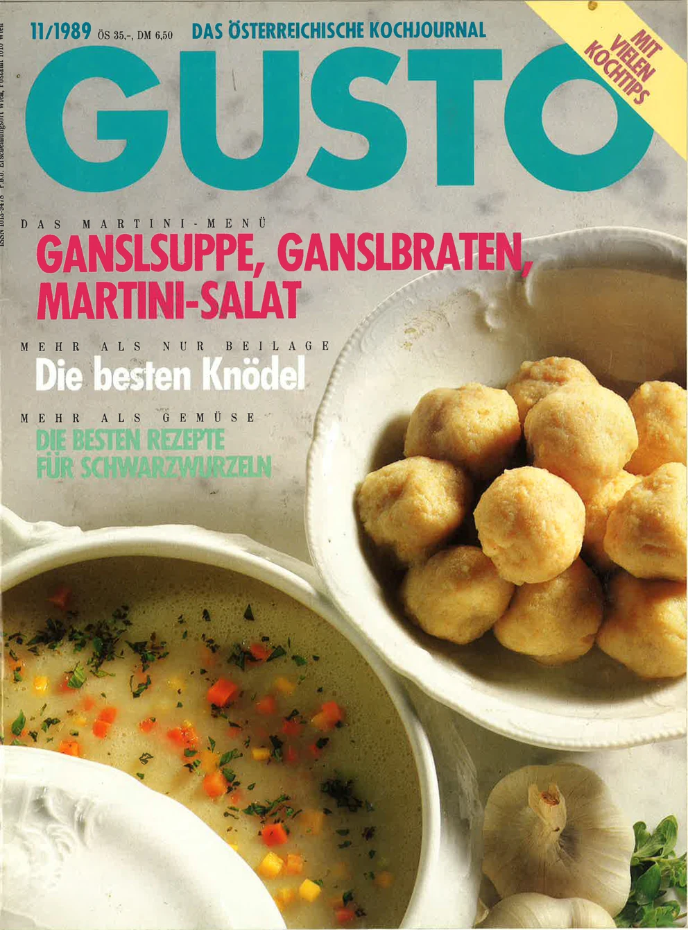 GUSTO.AT Ausgabe - November 1989