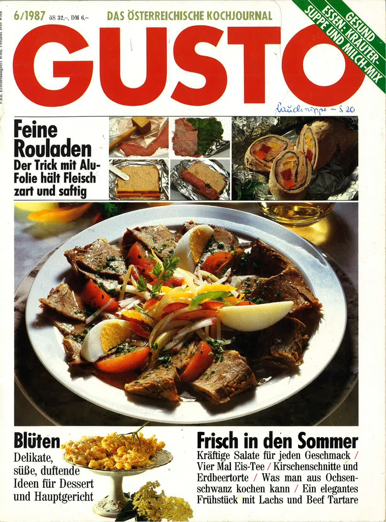 GUSTO.AT Ausgabe - Juni 1987
