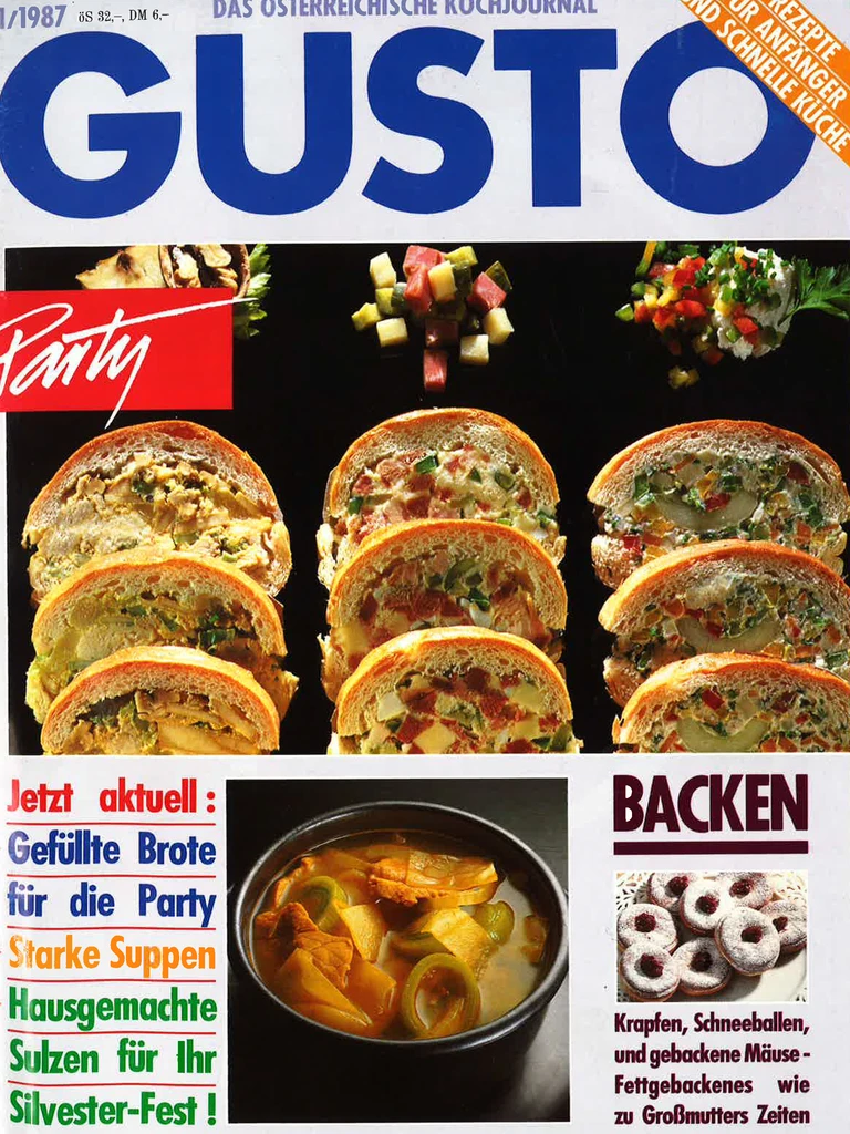 Gusto Ausgaben 1987