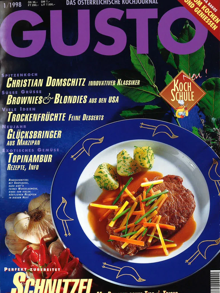 Gusto Ausgaben 1998