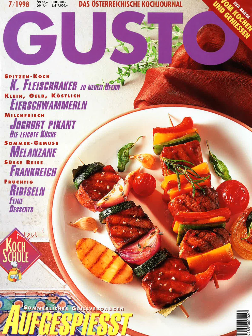 GUSTO.AT Ausgabe - Juli 1998