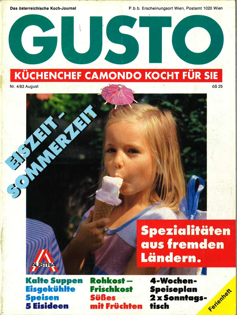 GUSTO.AT Ausgabe - August 1983
