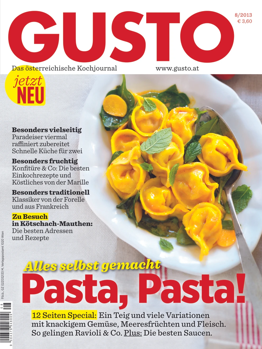 GUSTO.AT Ausgabe - August 2013
